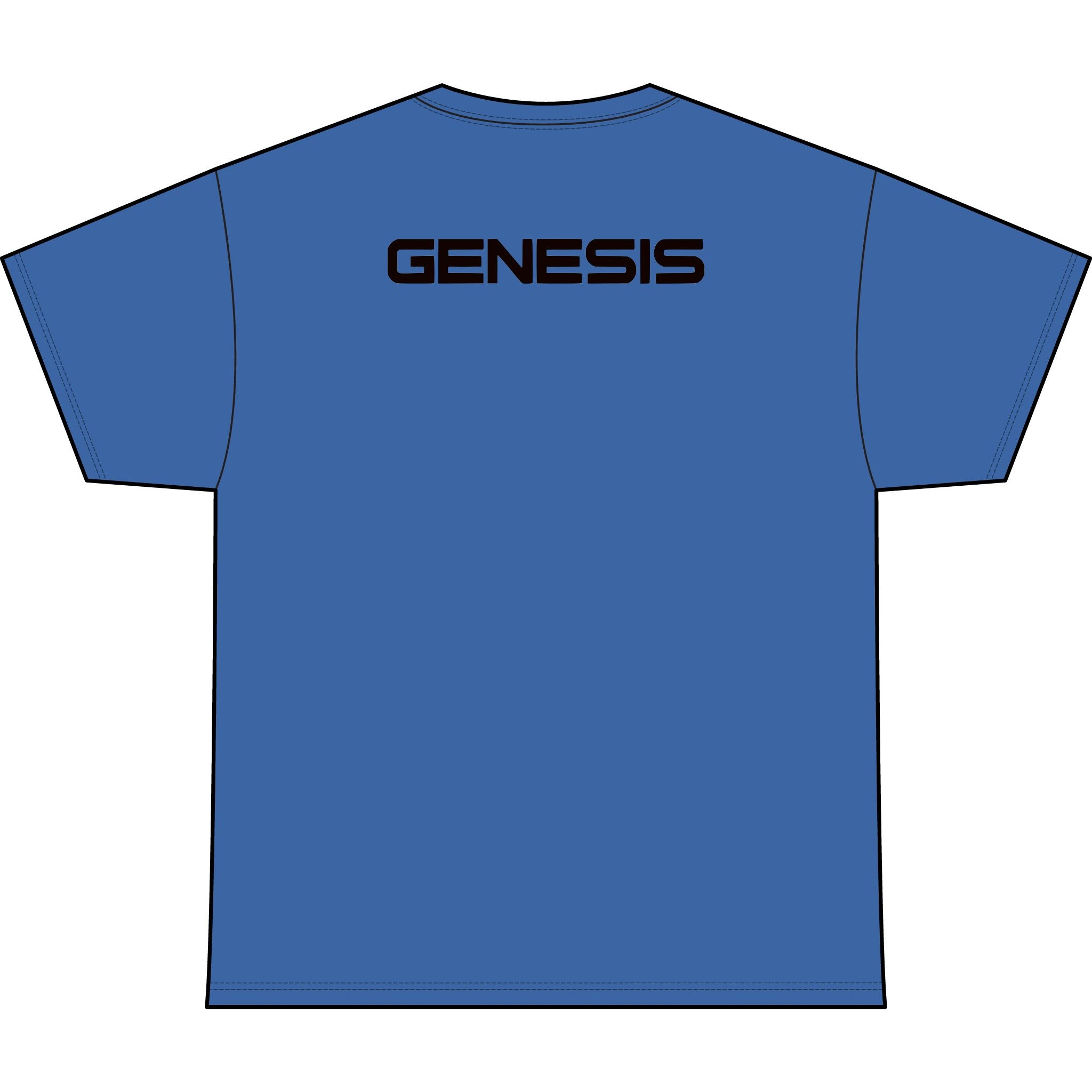 SW_Genesis Logo Performance Tee — Front & Back Design - Black Font