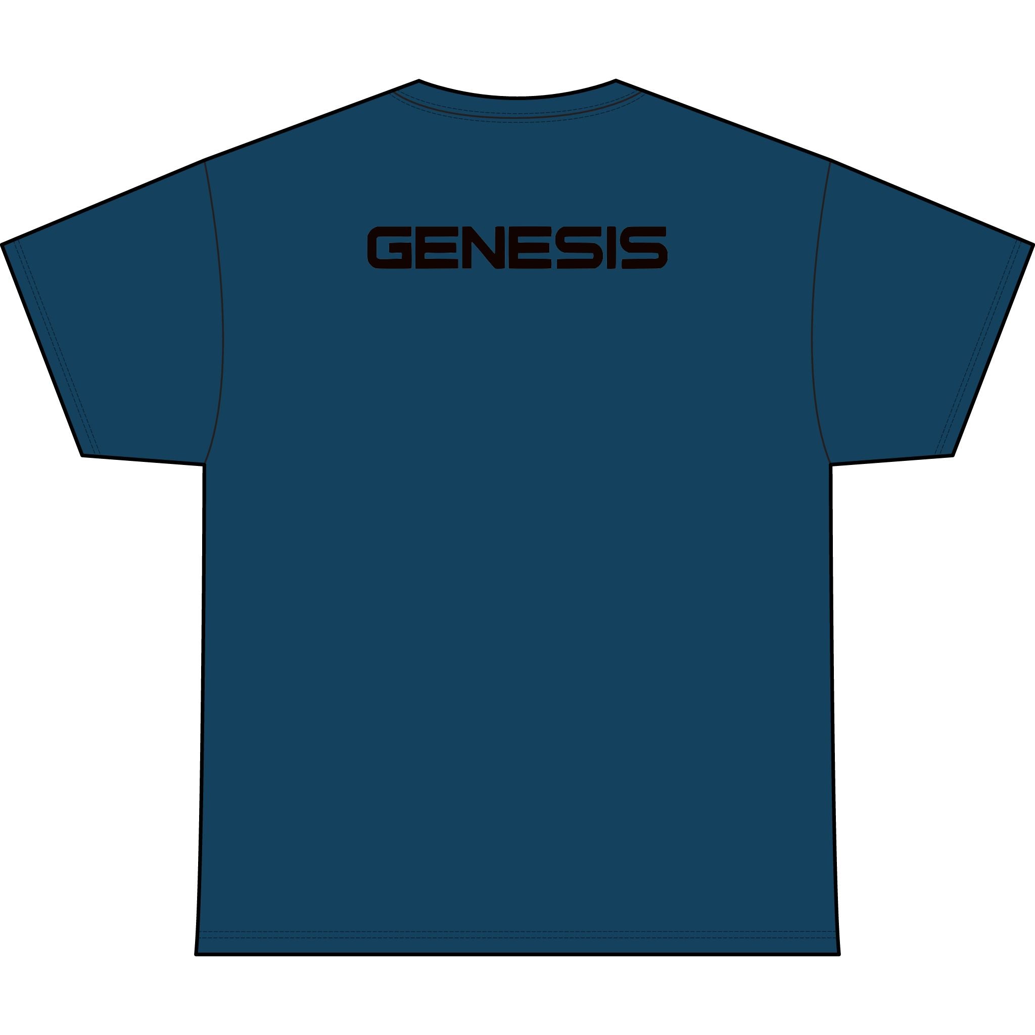 SW_Genesis Logo Performance Tee — Front & Back Design - Black Font