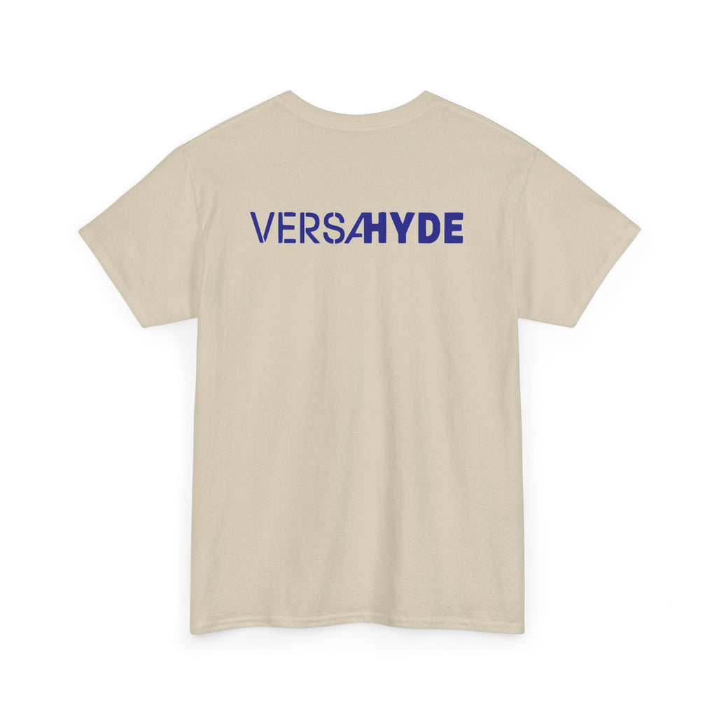 SW_VersaHyde Logo Tee - Front and Back Print Blue Font - 100% Cotton