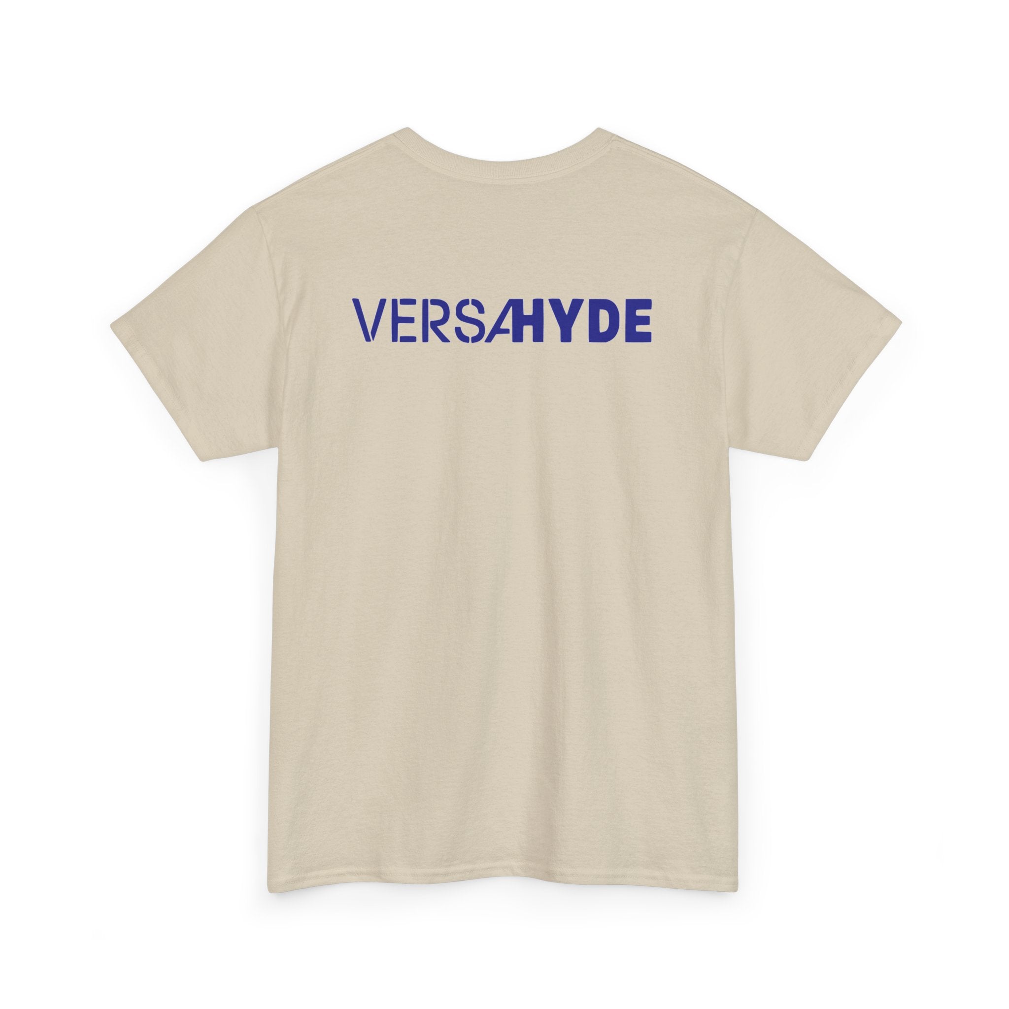SW_VersaHyde Logo Tee - Front and Back Print Blue Font - 100% Cotton