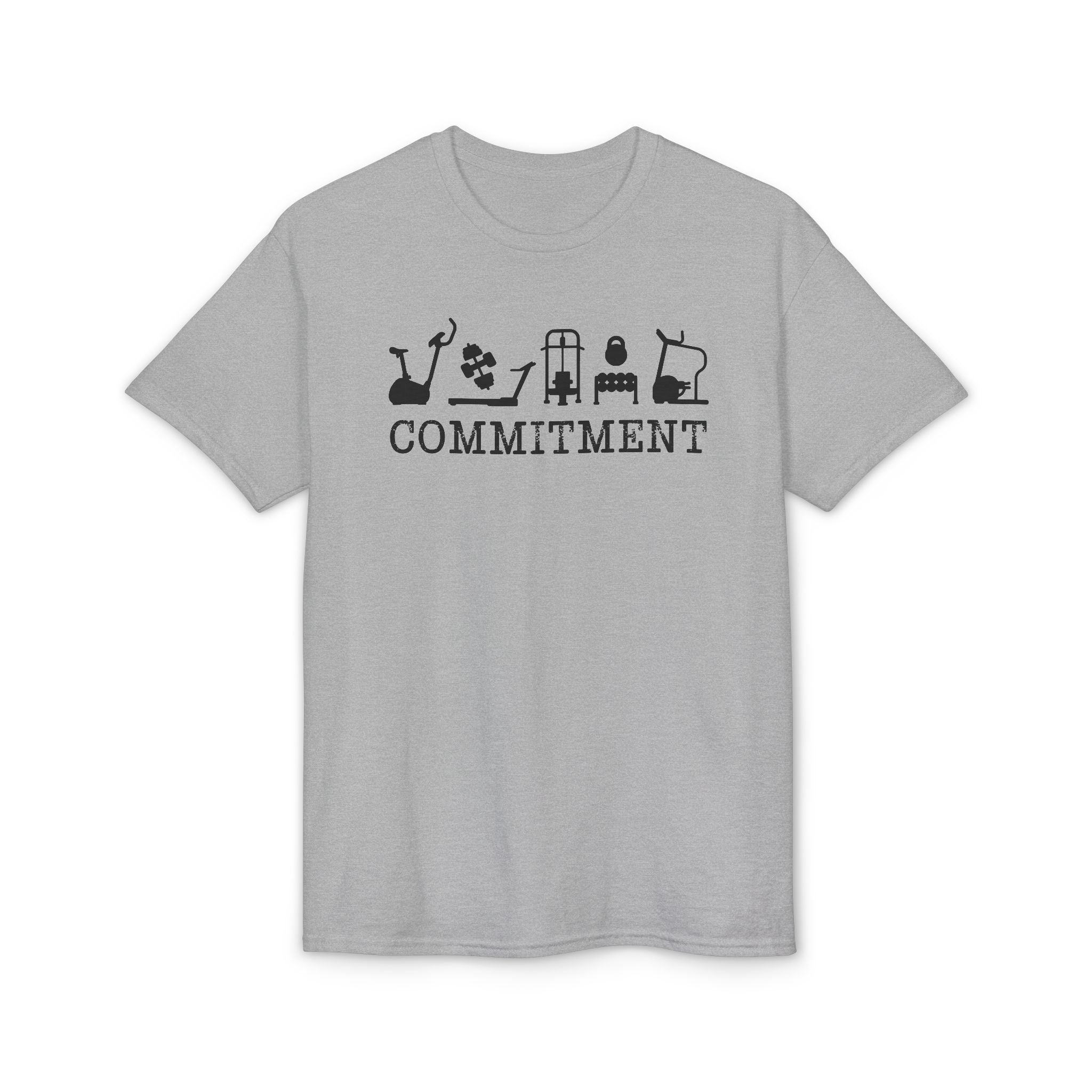 New You! Healthy you! Fit you! Commitment to Exercise Unisex Cotton T-shirt, Fitness Tee, Workout Shirt, Gym Top, Healthy Lifestyle Apparel