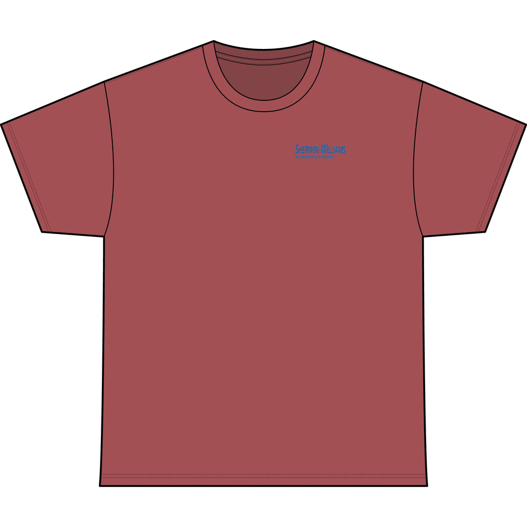 SW_Genesis Logo Performance Tee — Front & Back Design - Blue Font