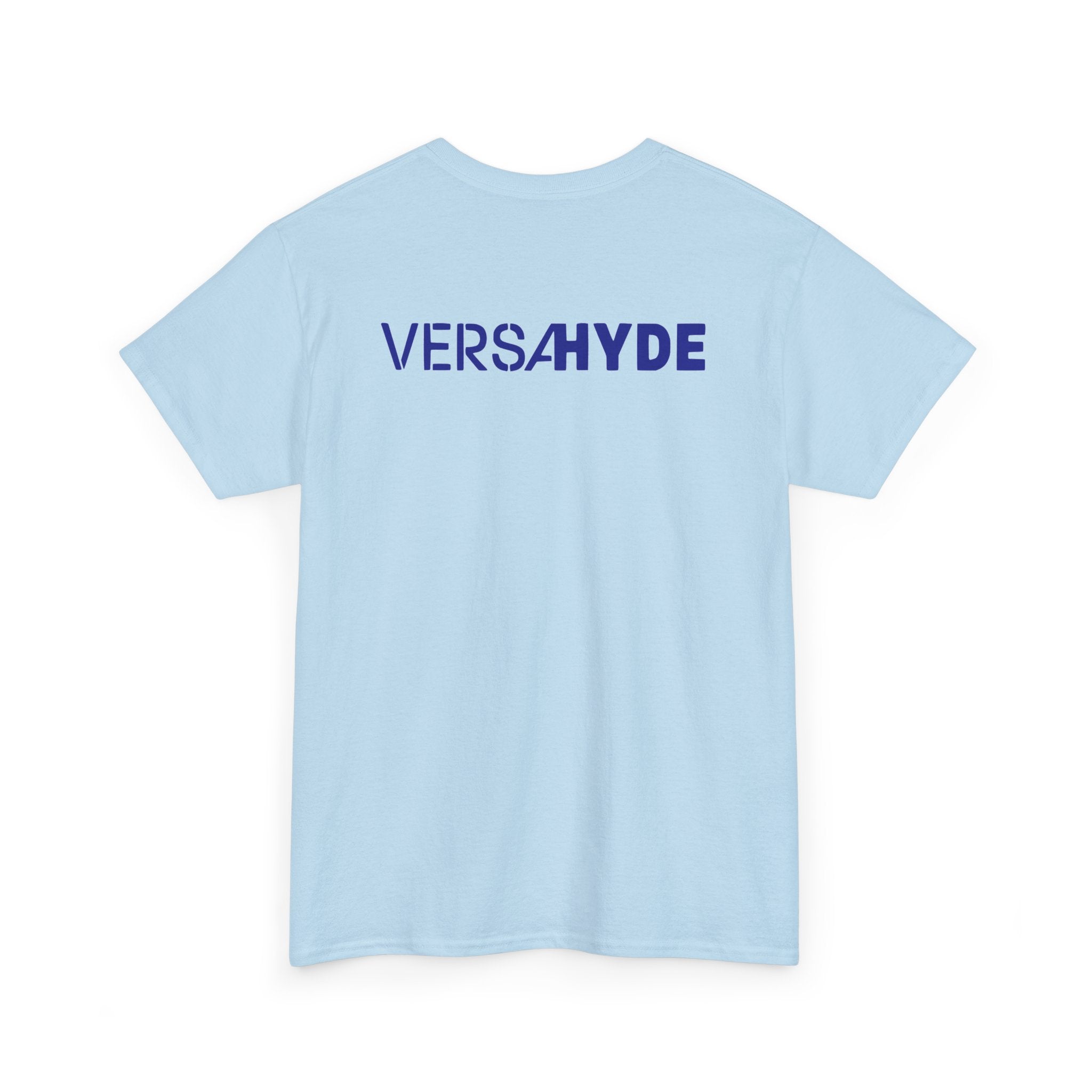 SW_VersaHyde Logo Tee - Front and Back Print Blue Font - 100% Cotton
