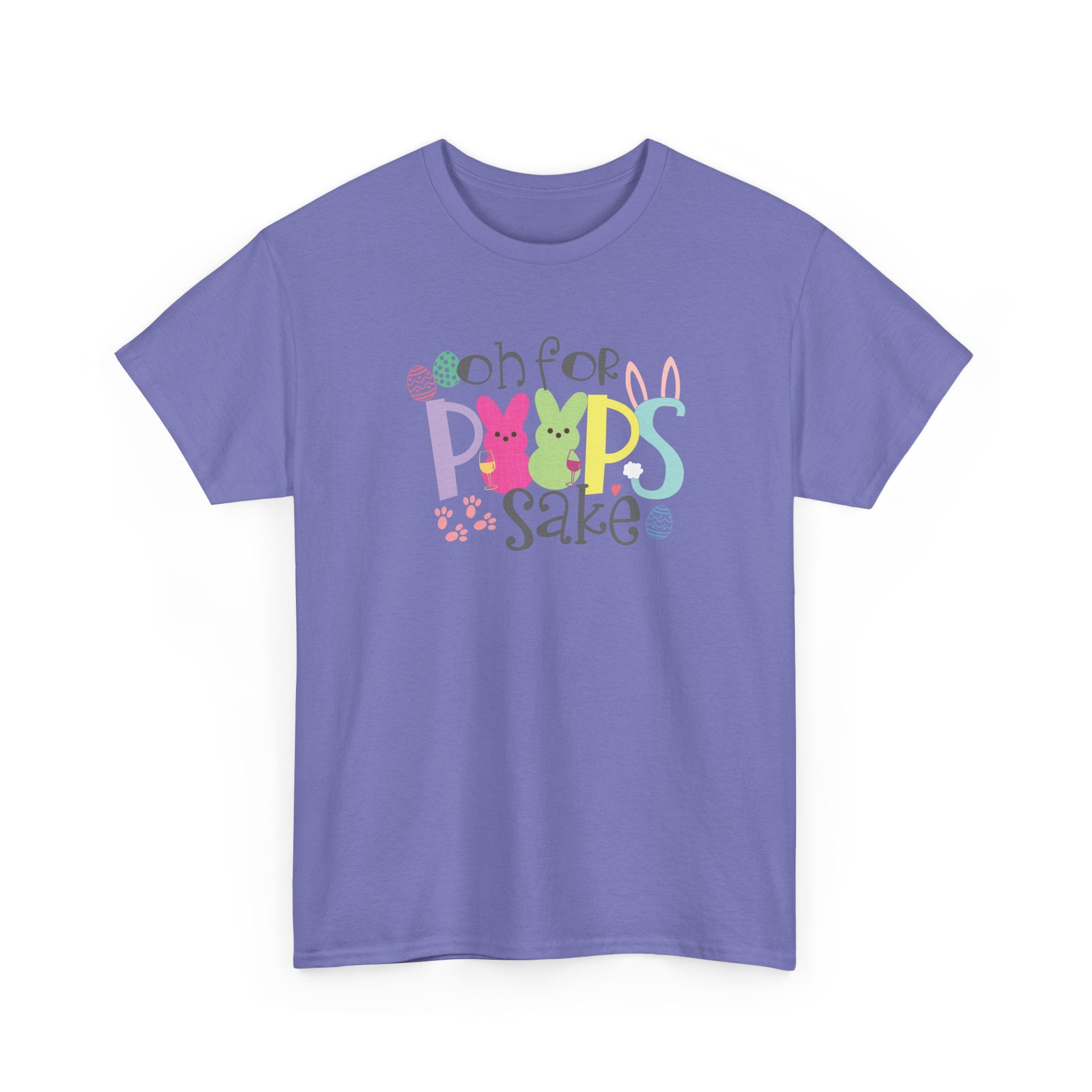 Cute Easter Vibes Tee, Funny Peeps Saying Shirt, Festive Egg Hunt Apparel, Oh for Peeps Sake, Easter Bunny Fun and Sassy, Holiday attire