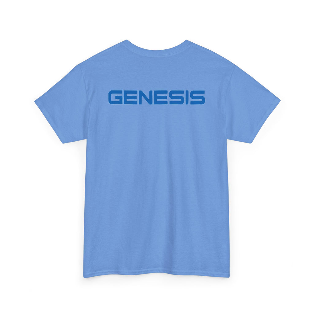SW_Genesis Logo Tee - Front and Back Print Blue Font - 100% Cotton