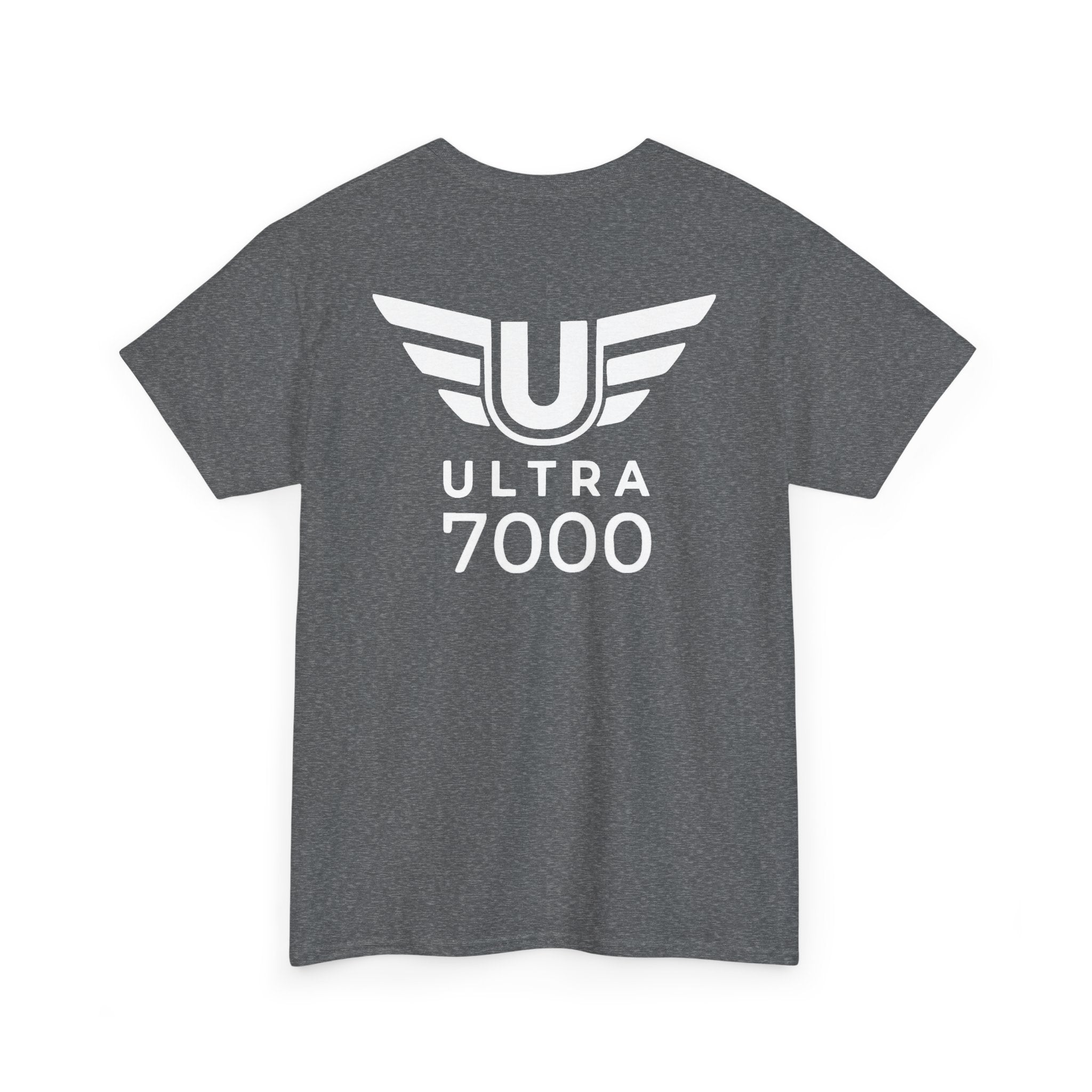 SW_Ultra 7000 Logo Tee - Front and Back Print - White Font - 100% Cotton