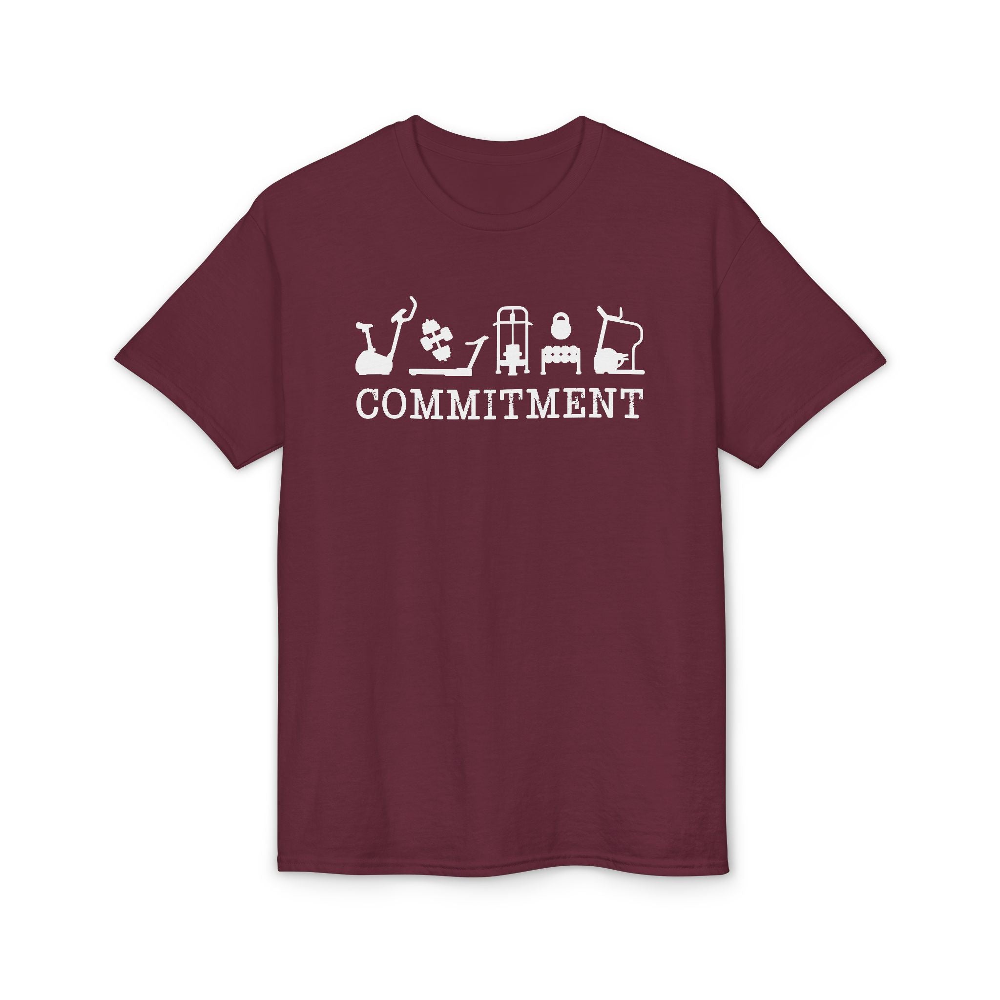 New You! Healthy you! Fit you! Commitment to Exercise Unisex Cotton T-shirt, Fitness Tee, Workout Shirt, Gym Top, Healthy Lifestyle Apparel