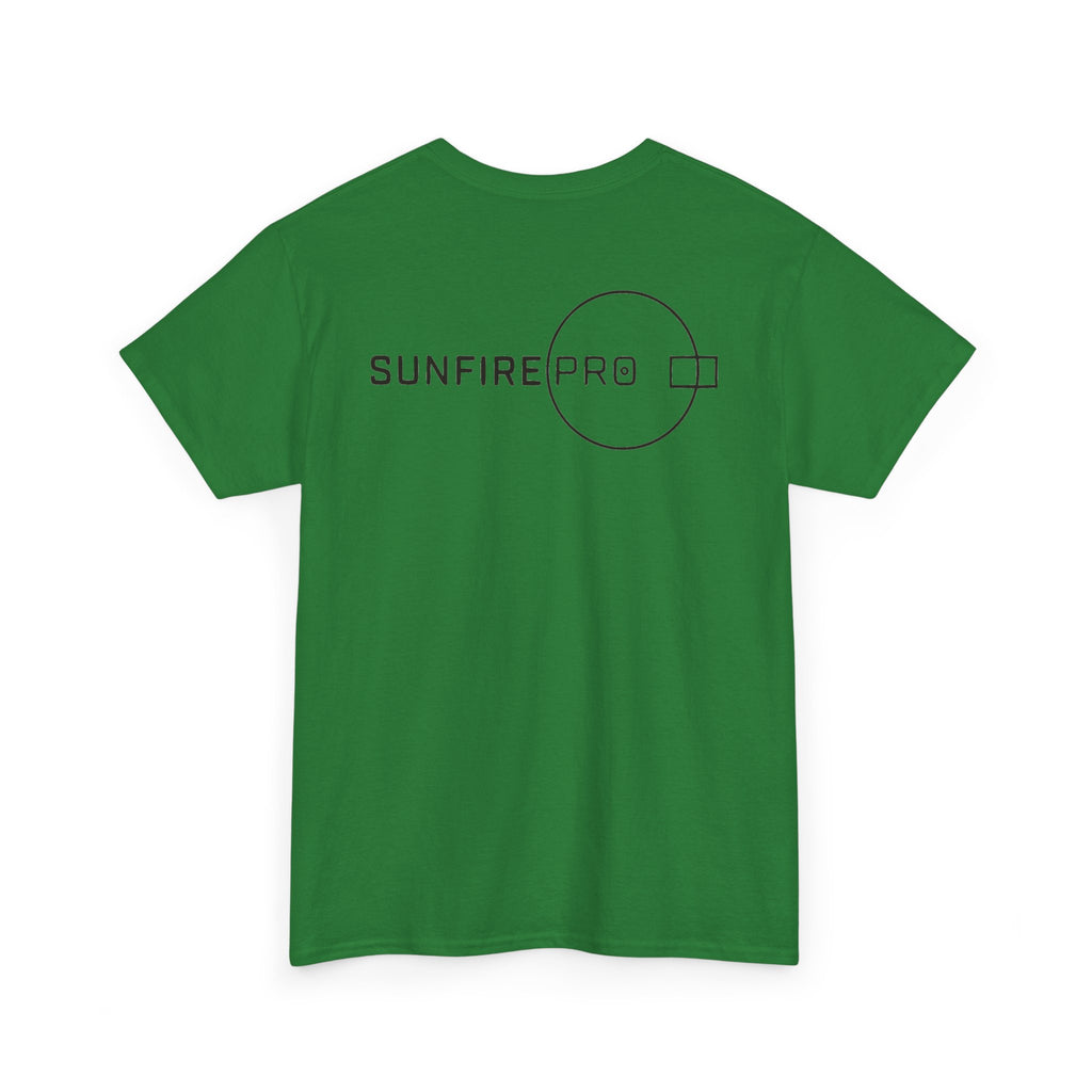 SW_SUNFIRE PRO Logo Tee - Front and Back Print Black Font - 100% Cotton