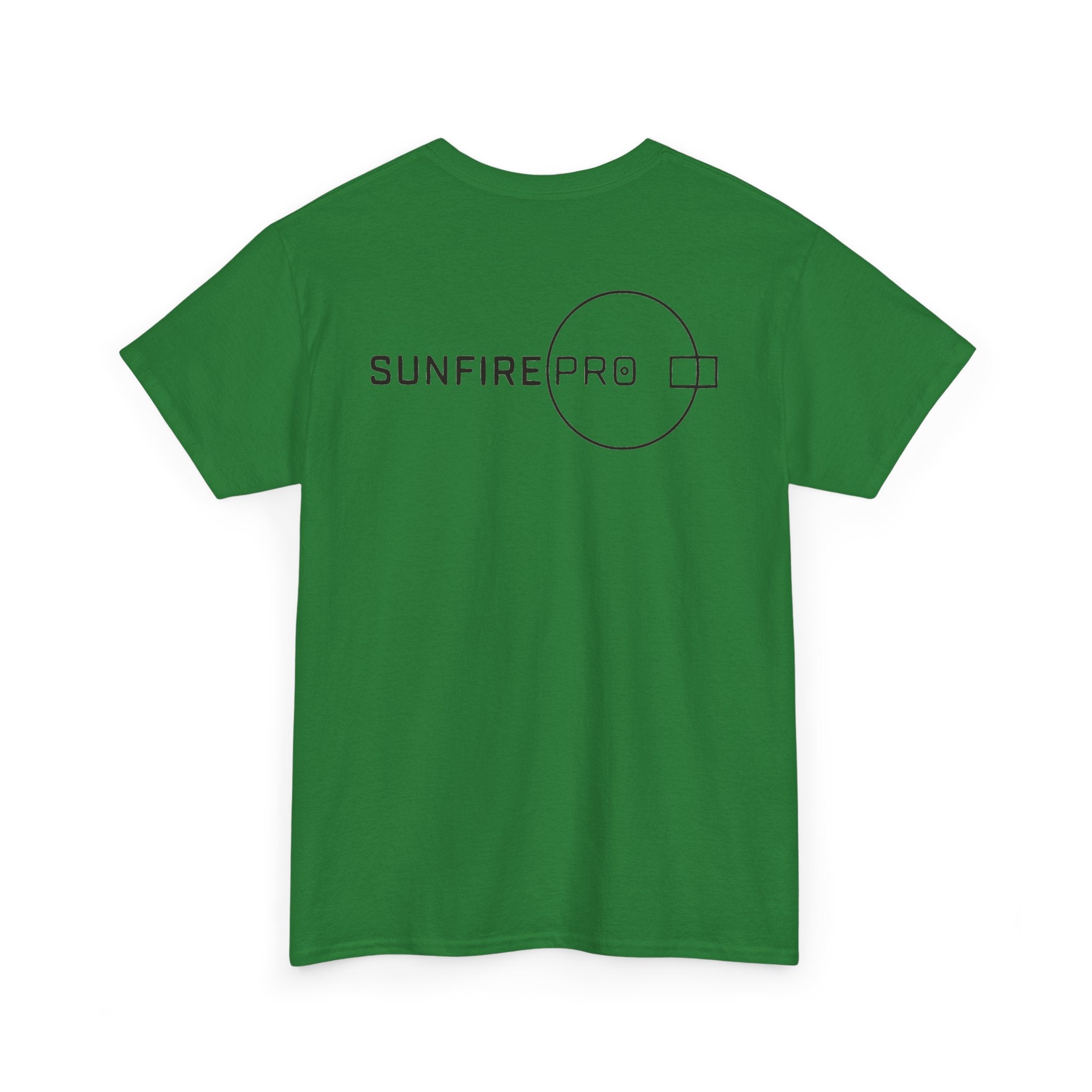 SW_SUNFIRE PRO Logo Tee - Front and Back Print Black Font - 100% Cotton