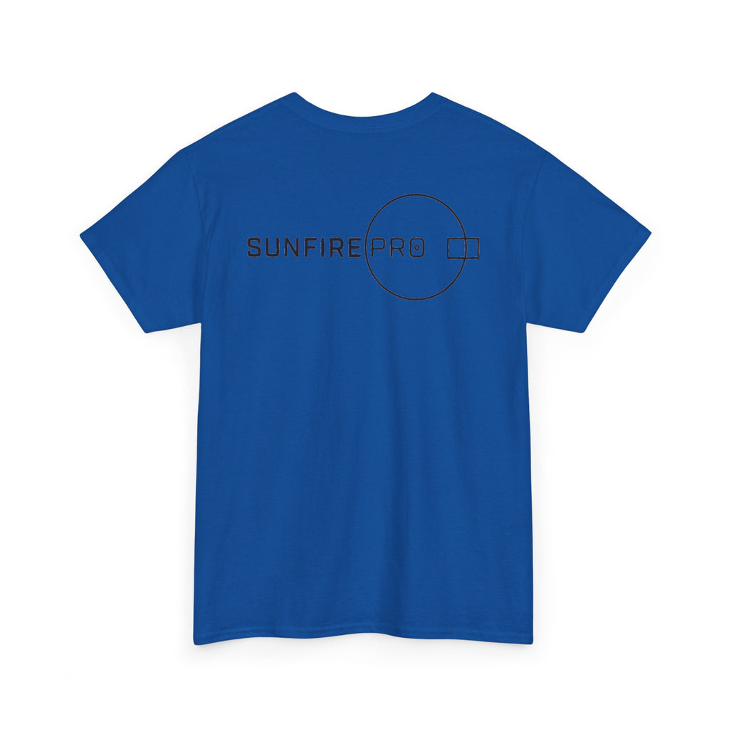 SW_SUNFIRE PRO Logo Tee - Front and Back Print Black Font - 100% Cotton