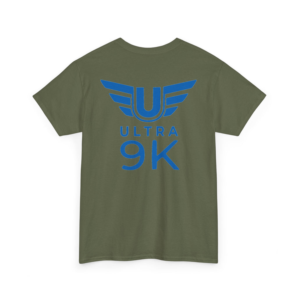 SW_Ultra 9K Logo Tee - Front and Back Print Blue Font - 100% Cotton