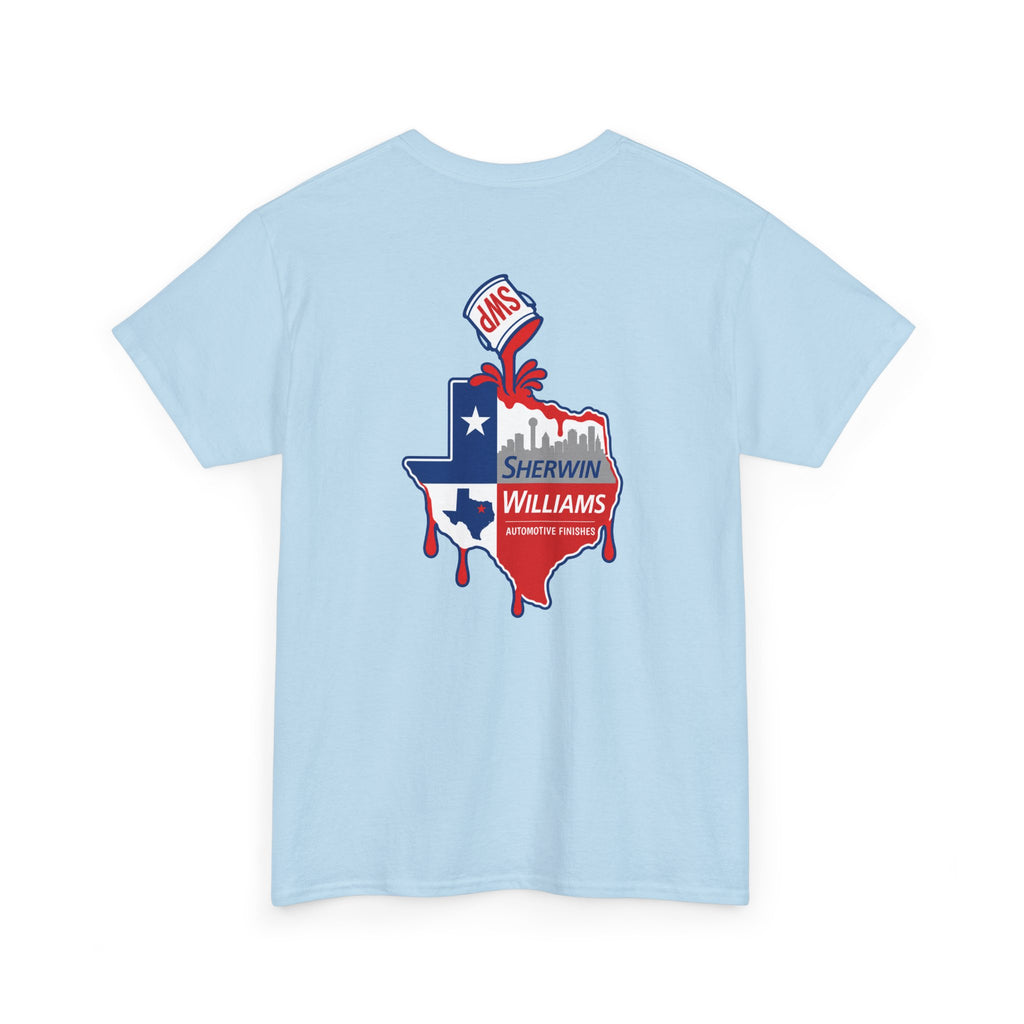 SW Cover Texas Design - T-Shirt — Paint Inspired Front & Back Design - 100% Cotton Tee