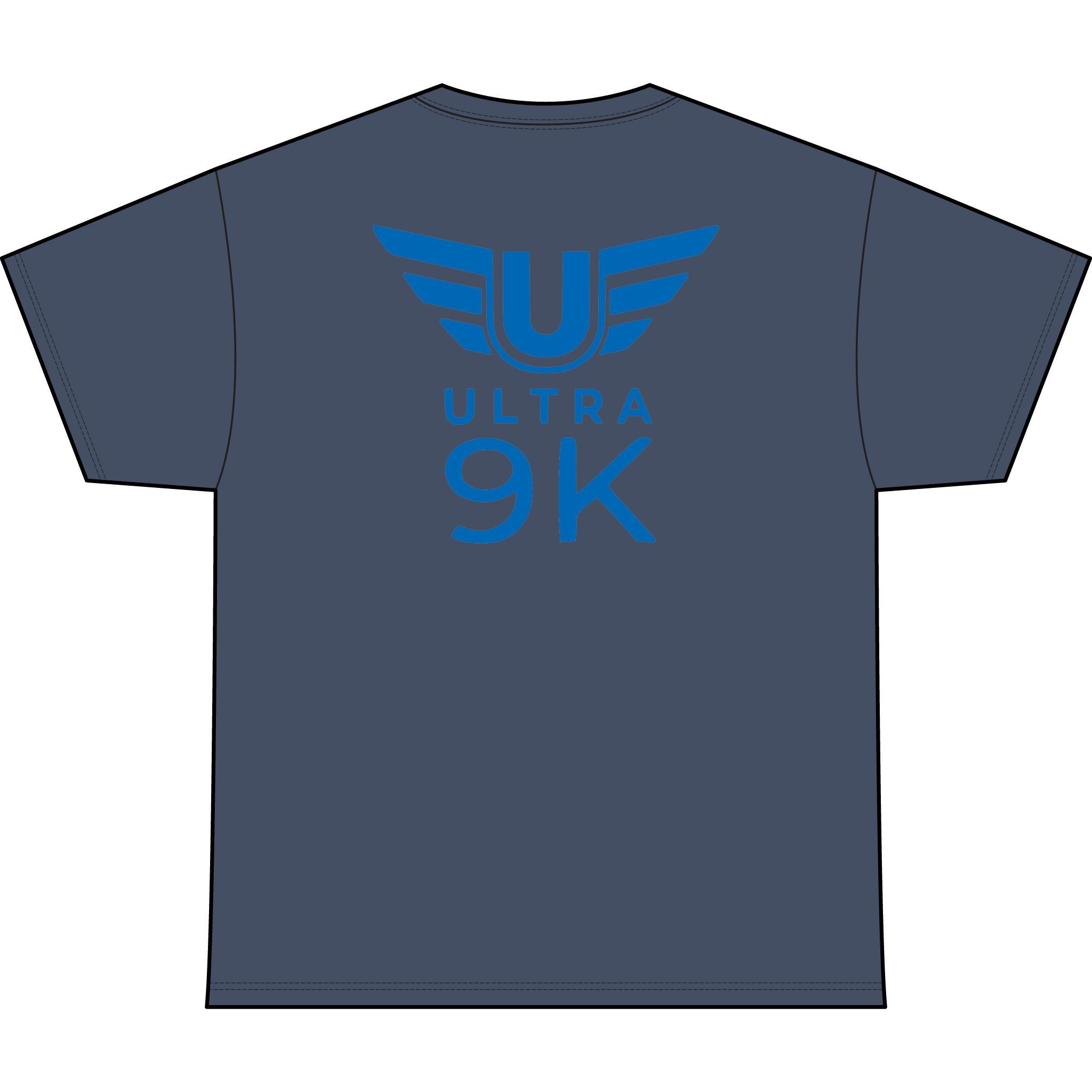 SW_Ultra 9K Logo Performance Tee — Front & Back Design - Blue Font