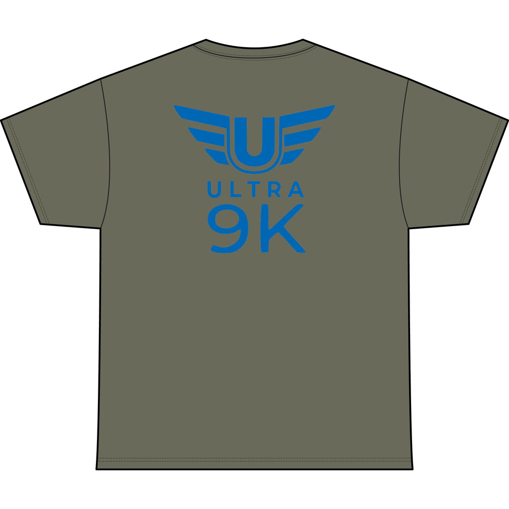 SW_Ultra 9K Logo Performance Tee — Front & Back Design - Blue Font