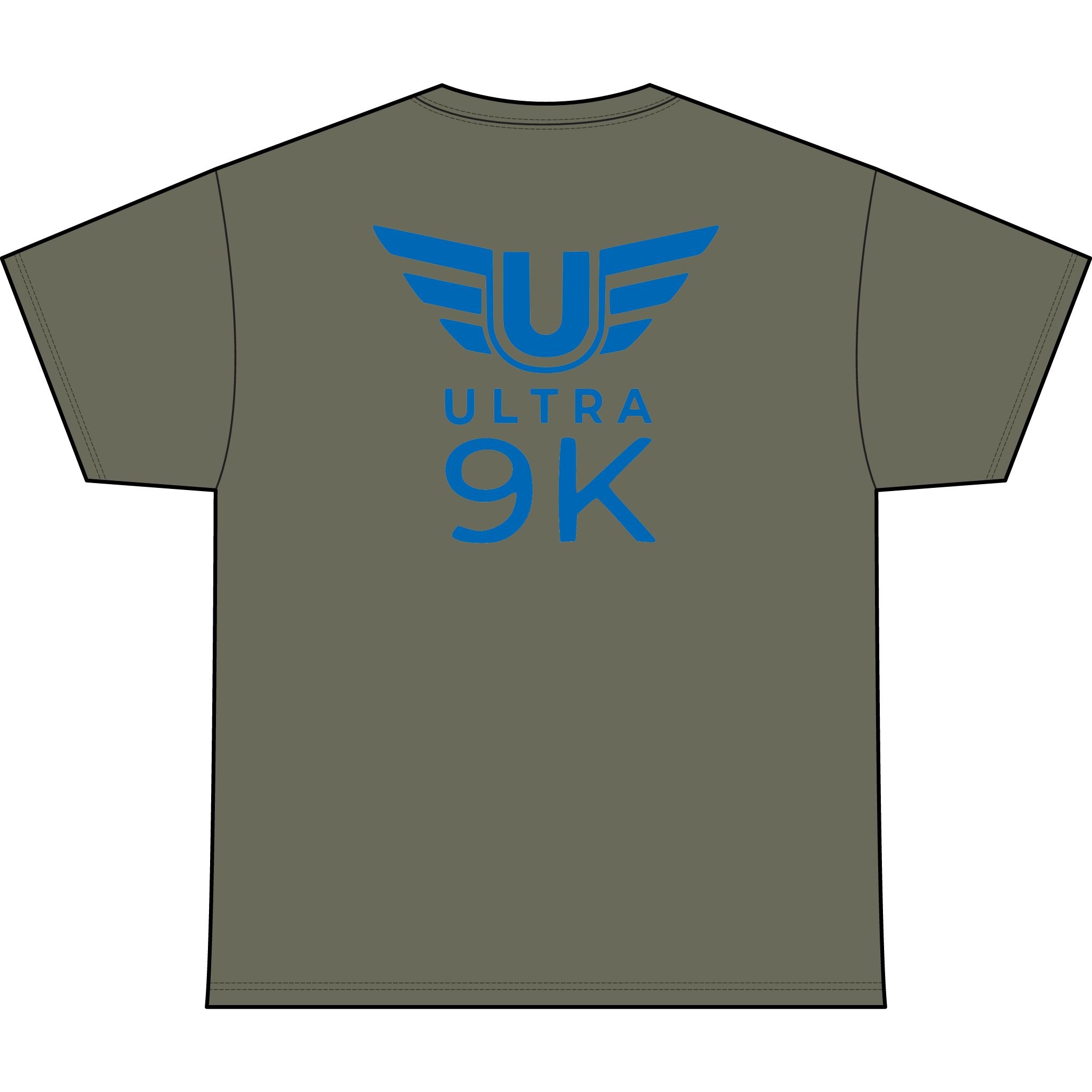 SW_Ultra 9K Logo Performance Tee — Front & Back Design - Blue Font