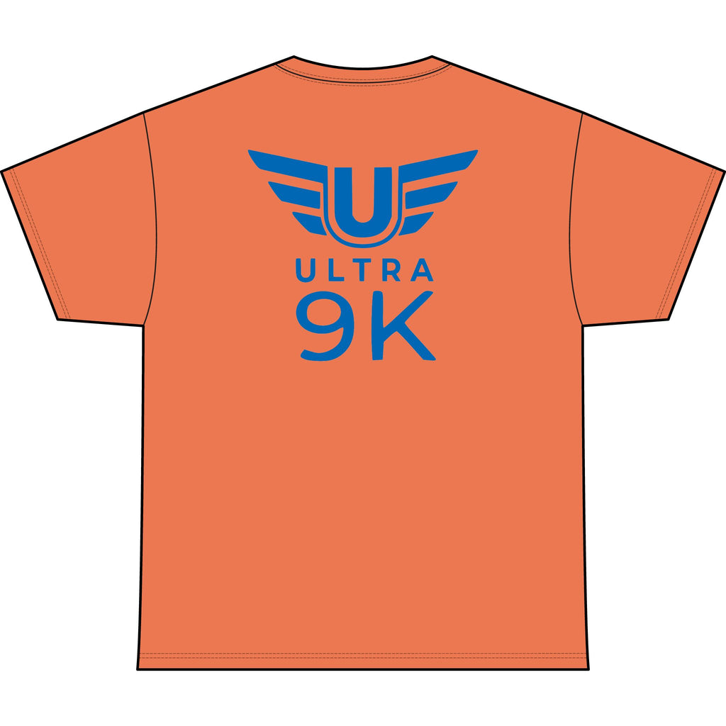 SW_Ultra 9K Logo Performance Tee — Front & Back Design - Blue Font