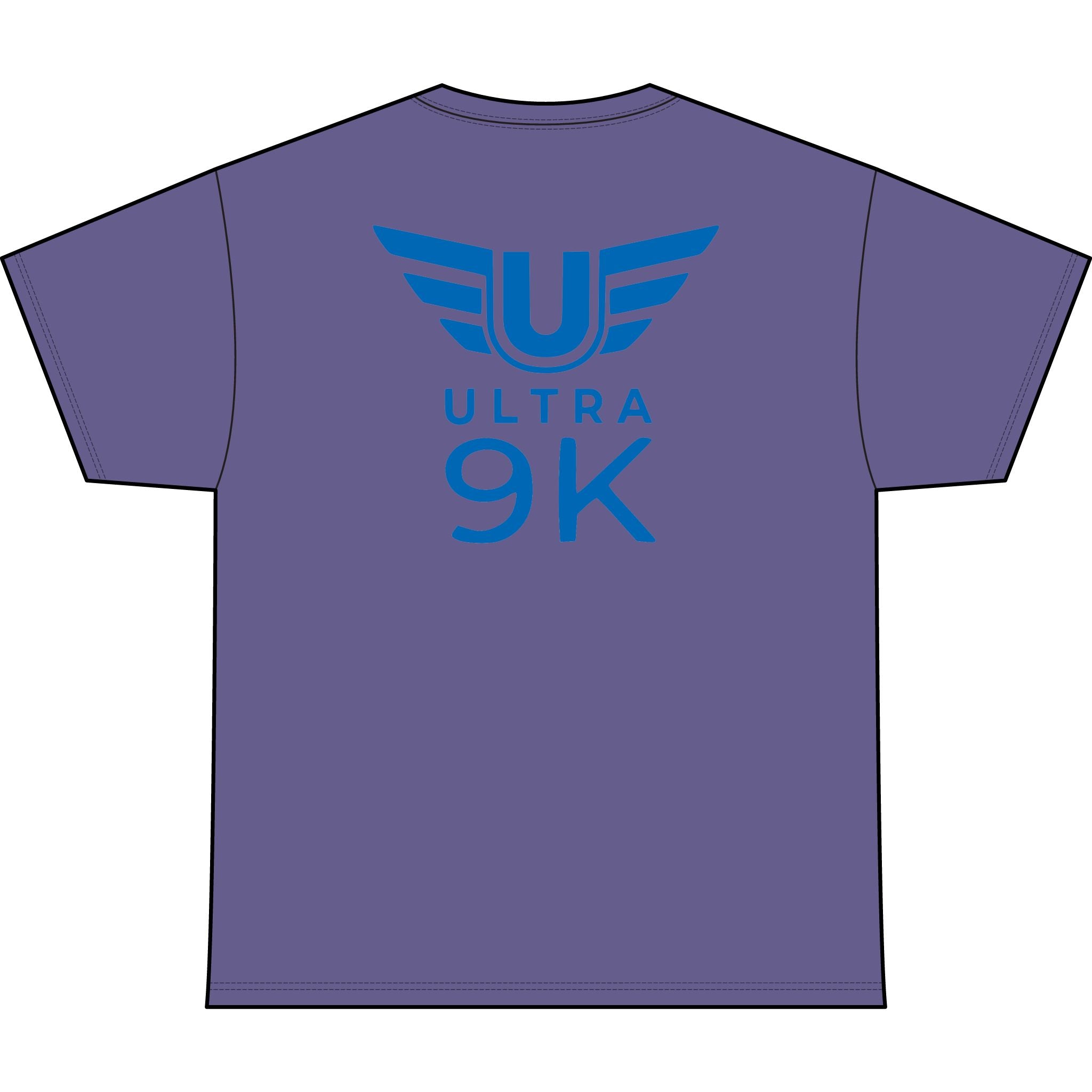SW_Ultra 9K Logo Performance Tee — Front & Back Design - Blue Font