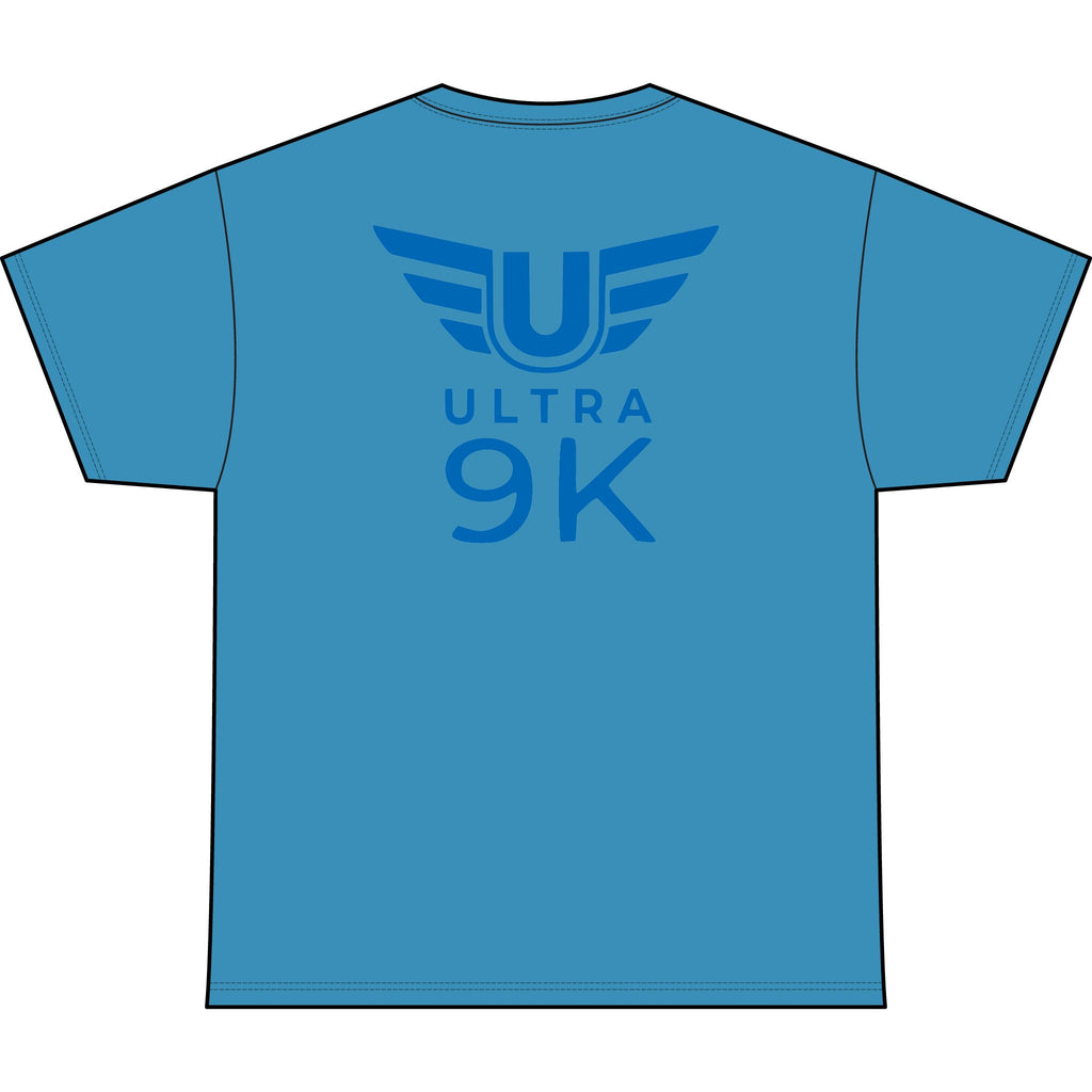 SW_Ultra 9K Logo Performance Tee — Front & Back Design - Blue Font