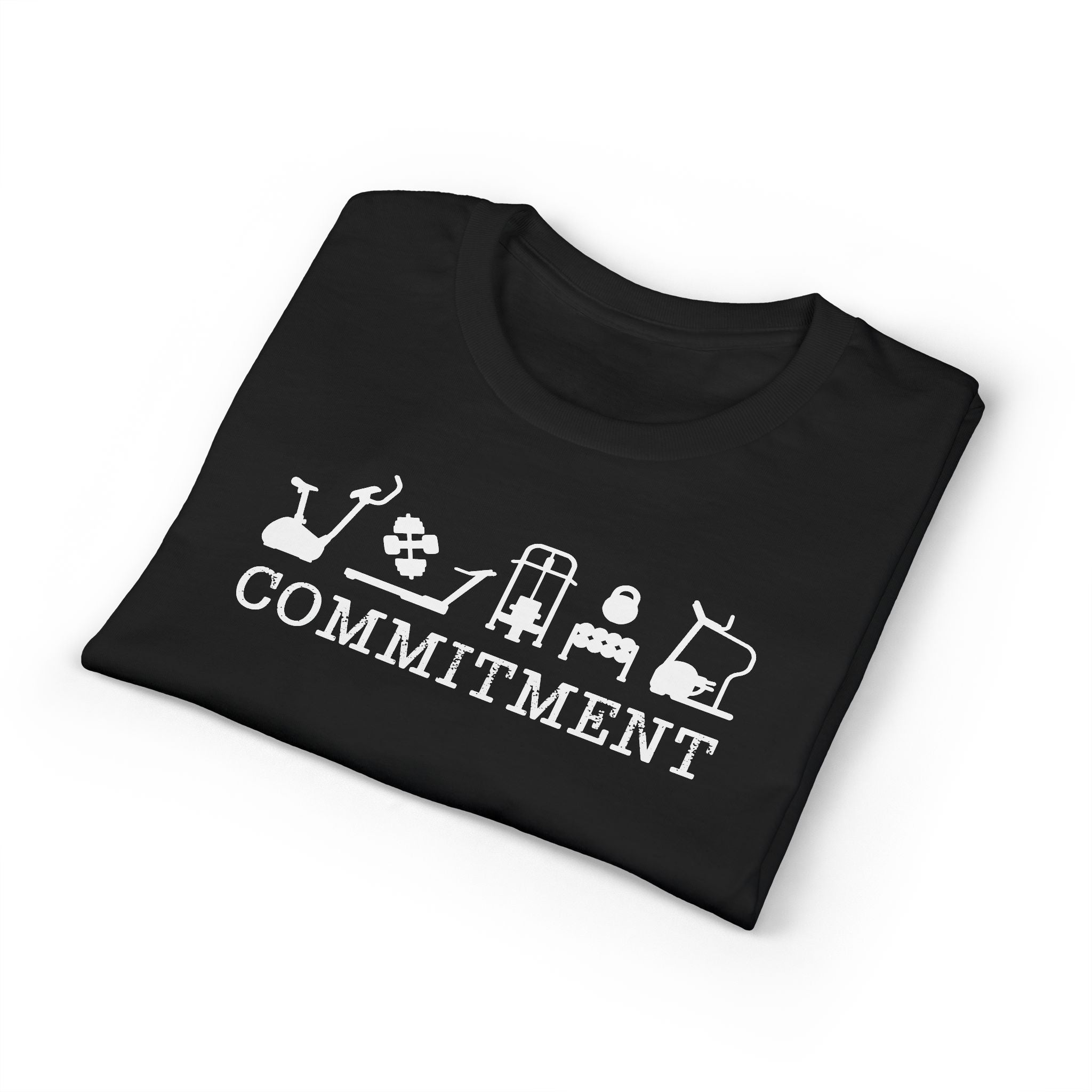 New You! Healthy you! Fit you! Commitment to Exercise Unisex Cotton T-shirt, Fitness Tee, Workout Shirt, Gym Top, Healthy Lifestyle Apparel