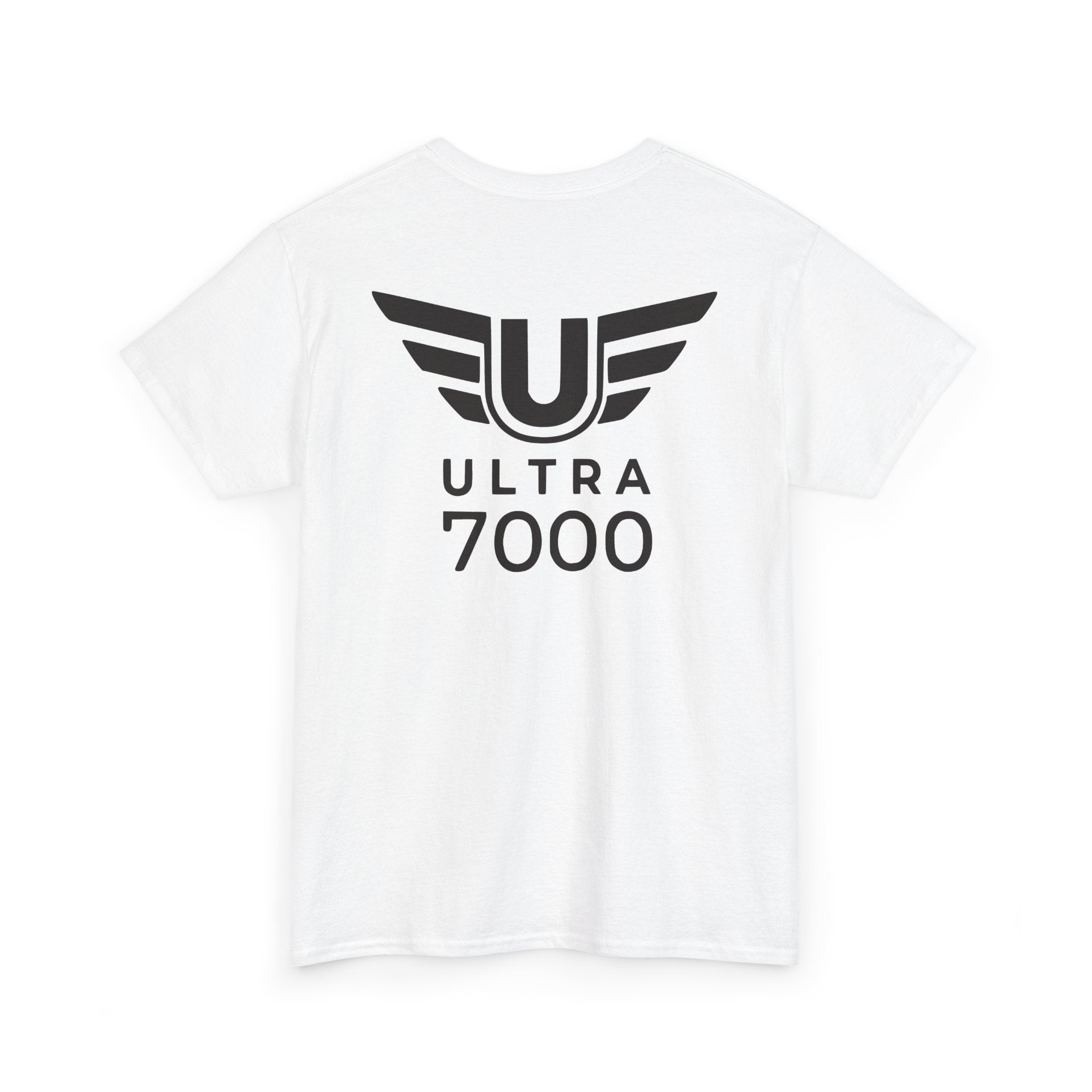 SW_Ultra 7000 Logo Tee - Front and Back Print Black Font - 100% Cotton