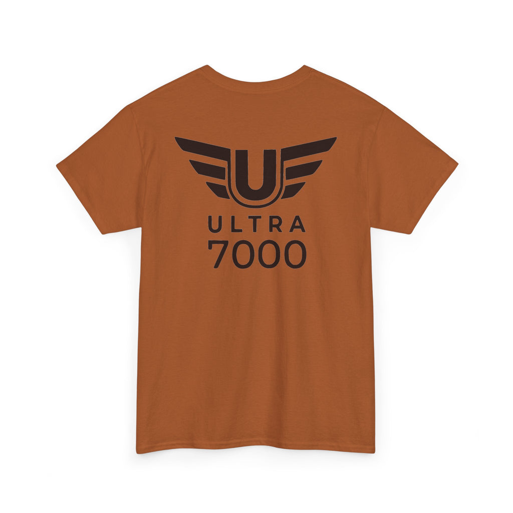 SW_Ultra 7000 Logo Tee - Front and Back Print Black Font - 100% Cotton