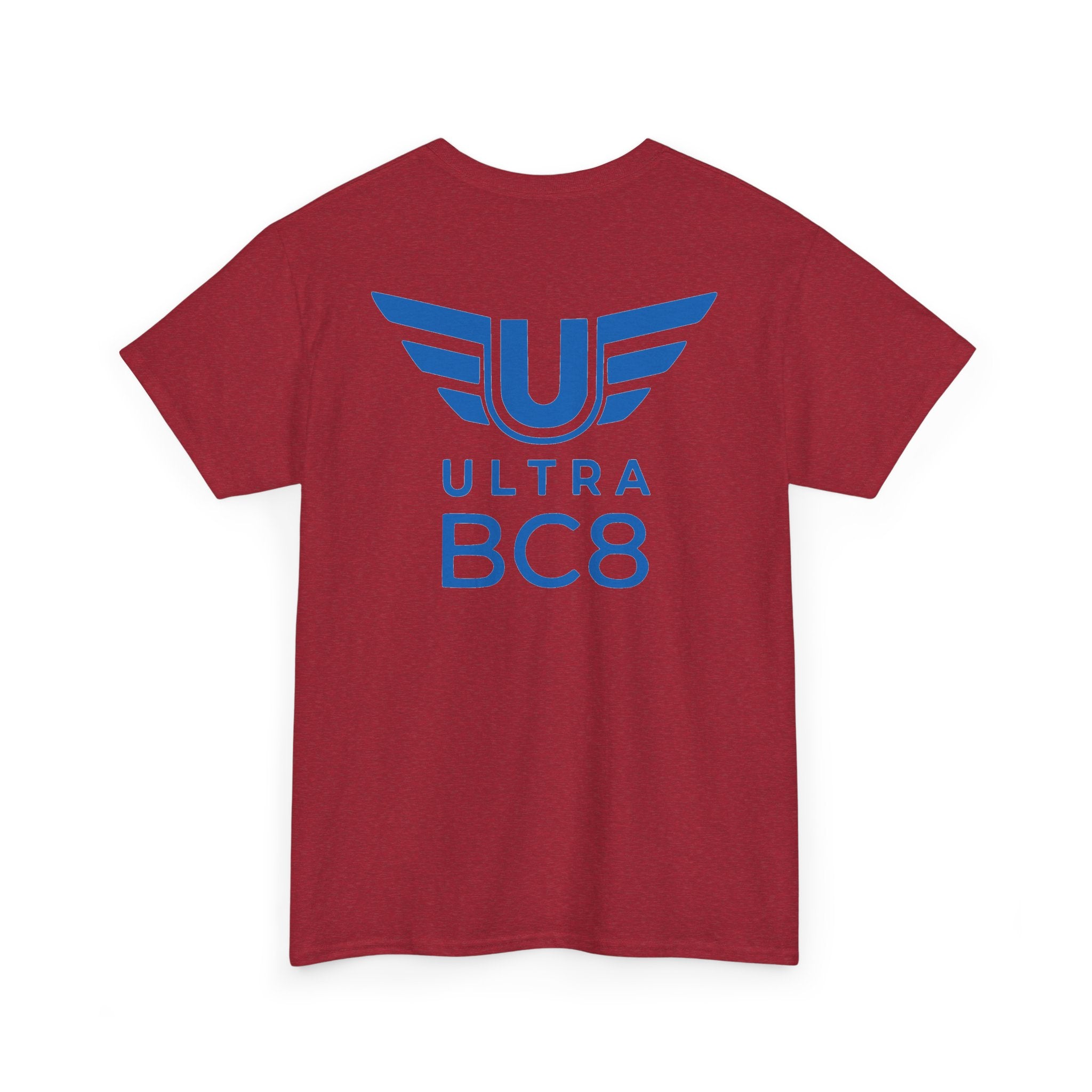 SW_Ultra BC8 Logo Tee - Front and Back Print Blue Font - 100% Cotton
