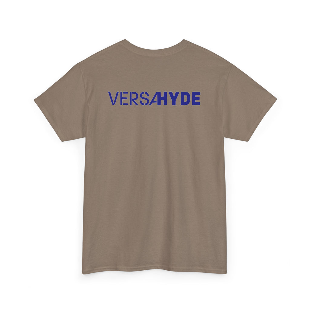SW_VersaHyde Logo Tee - Front and Back Print Blue Font - 100% Cotton