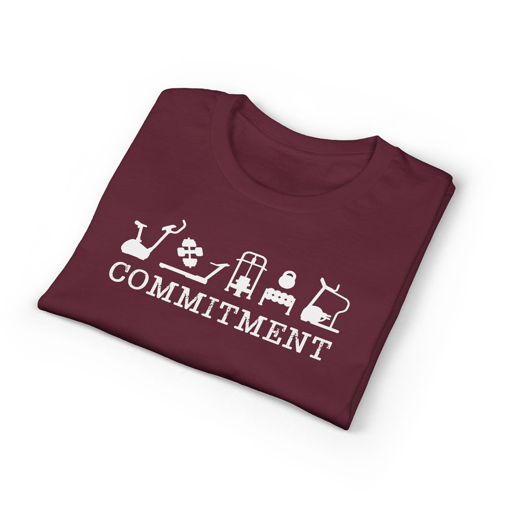 New You! Healthy you! Fit you! Commitment to Exercise Unisex Cotton T-shirt, Fitness Tee, Workout Shirt, Gym Top, Healthy Lifestyle Apparel