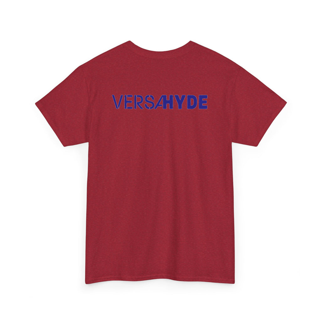 SW_VersaHyde Logo Tee - Front and Back Print Blue Font - 100% Cotton
