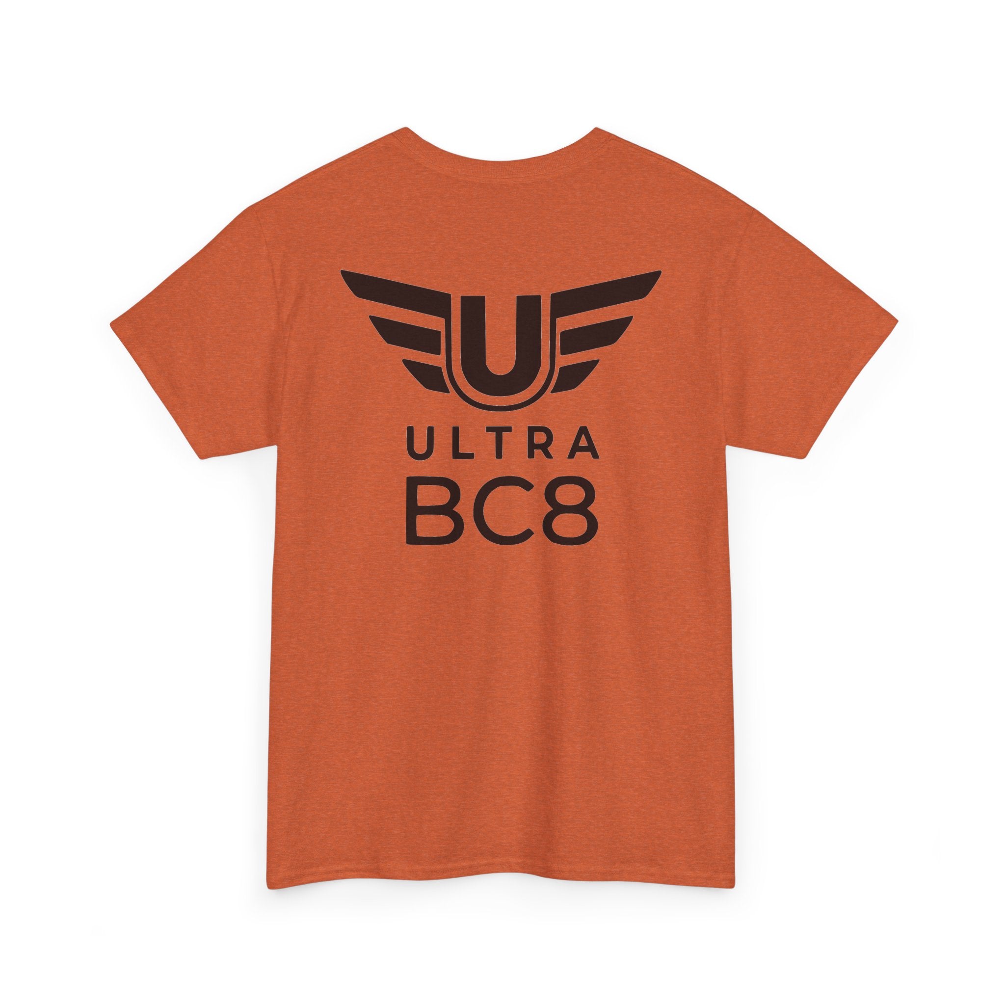 SW_Ultra BC8 Logo Tee - Front and Back Print Black Font - 100% Cotton