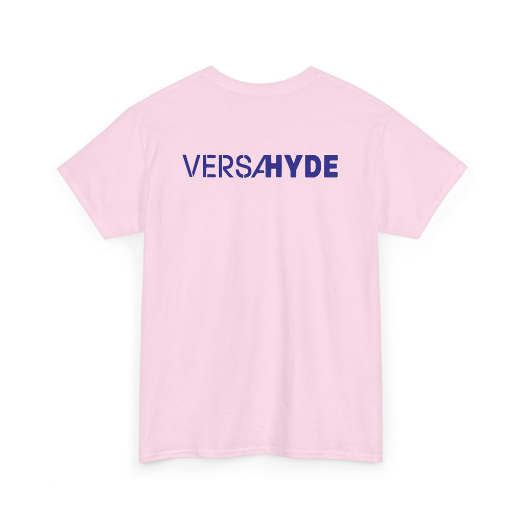 SW_VersaHyde Logo Tee - Front and Back Print Blue Font - 100% Cotton