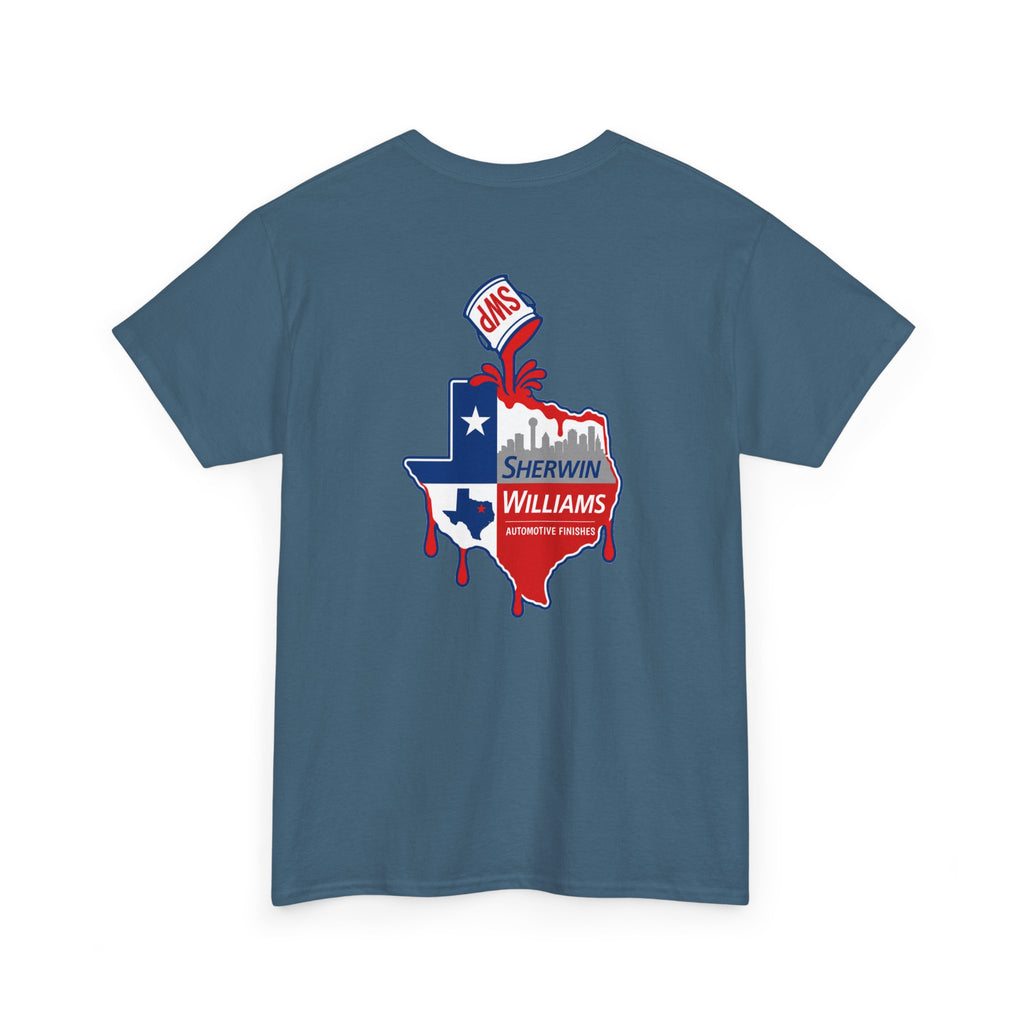 SW Cover Texas Design - T-Shirt — Paint Inspired Front & Back Design - 100% Cotton Tee