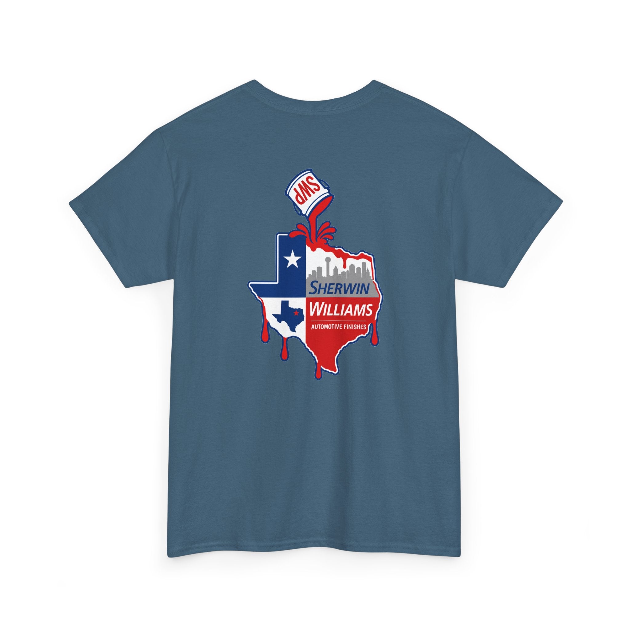 SW Cover Texas Design - T-Shirt — Paint Inspired Front & Back Design - 100% Cotton Tee