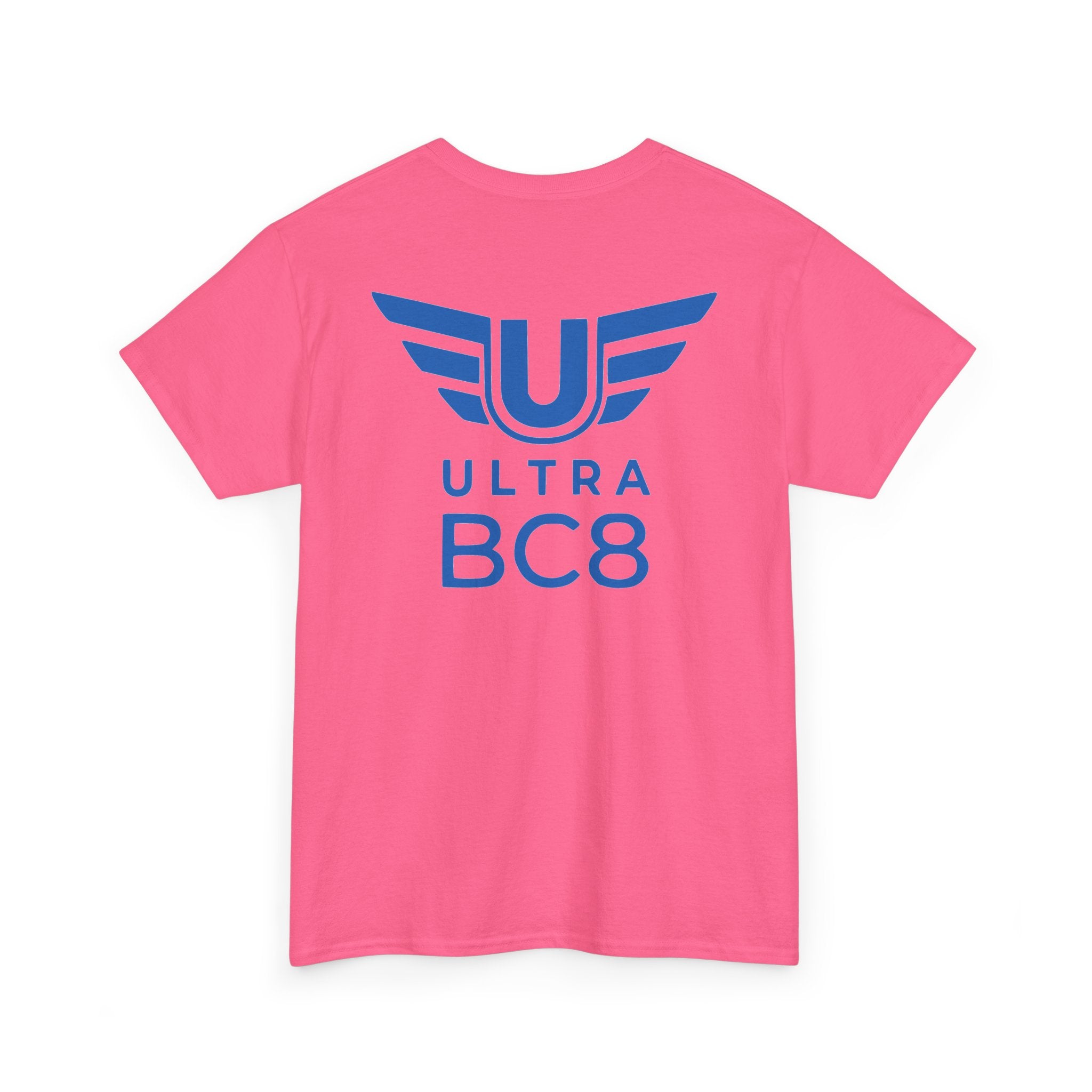 SW_Ultra BC8 Logo Tee - Front and Back Print Blue Font - 100% Cotton