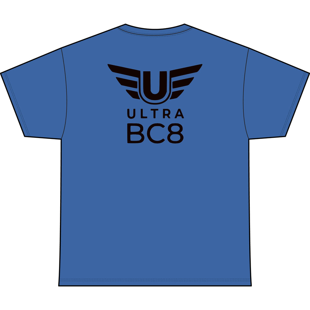 SW_Ultra BC8 Logo Performance Tee — Front & Back Design - Black Font