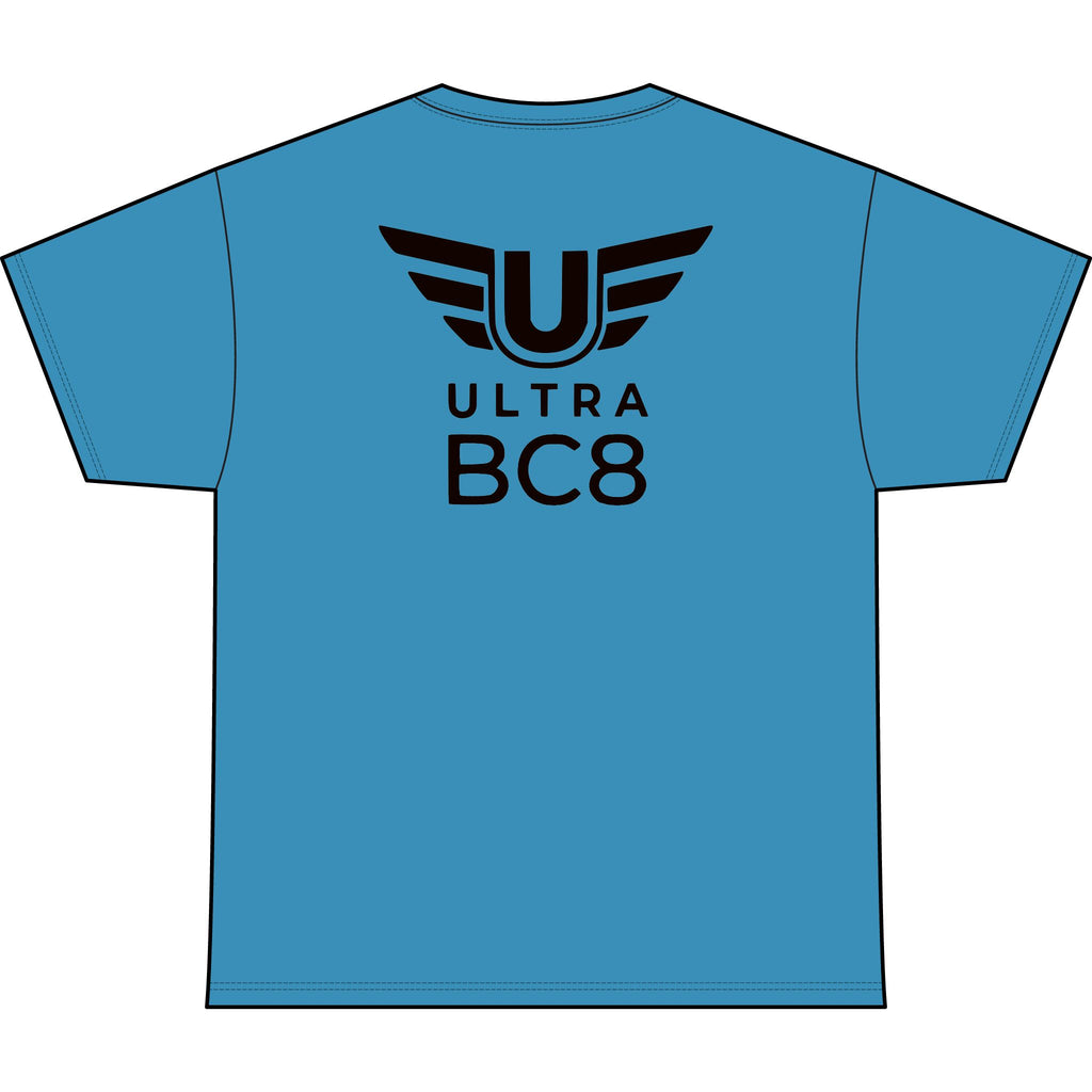 SW_Ultra BC8 Logo Performance Tee — Front & Back Design - Black Font