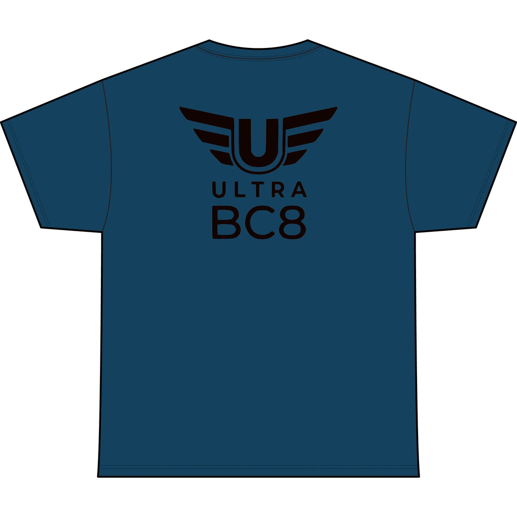 SW_Ultra BC8 Logo Performance Tee — Front & Back Design - Black Font