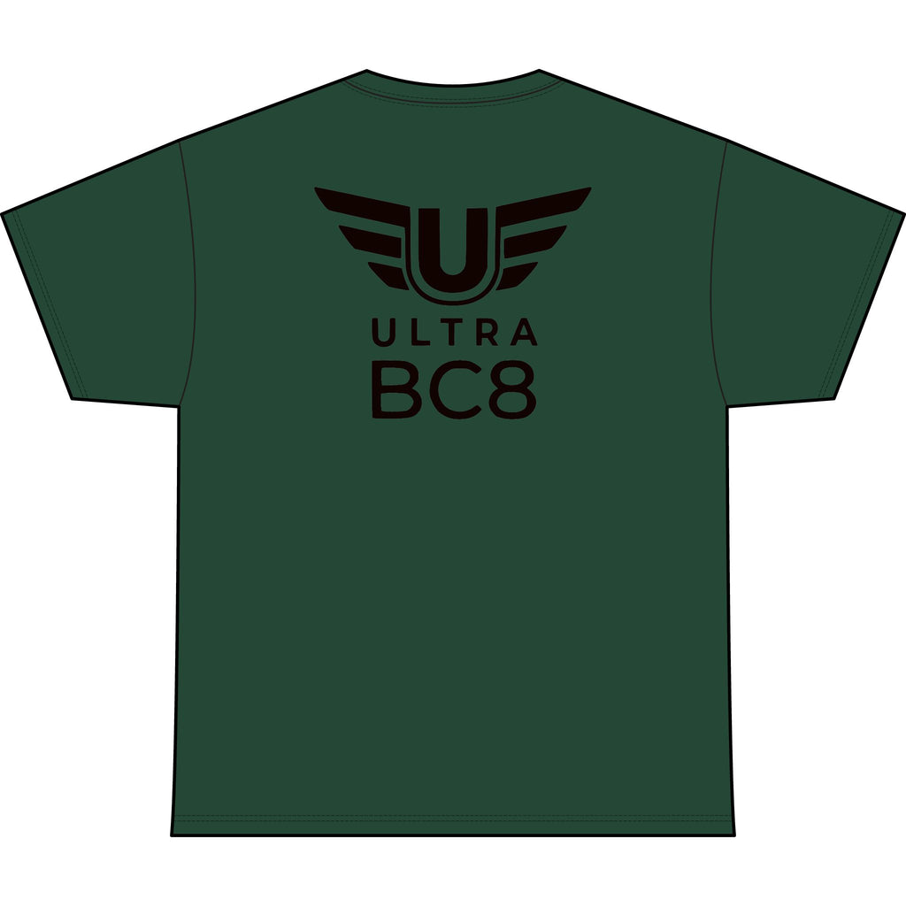 SW_Ultra BC8 Logo Performance Tee — Front & Back Design - Black Font