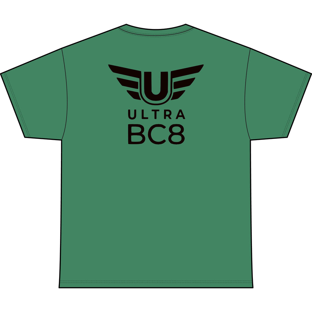SW_Ultra BC8 Logo Performance Tee — Front & Back Design - Black Font