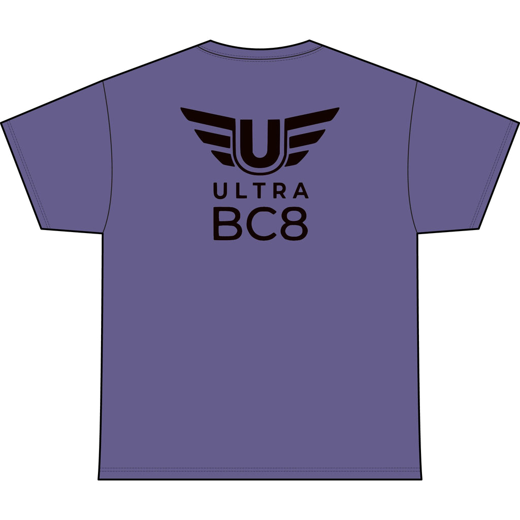 SW_Ultra BC8 Logo Performance Tee — Front & Back Design - Black Font