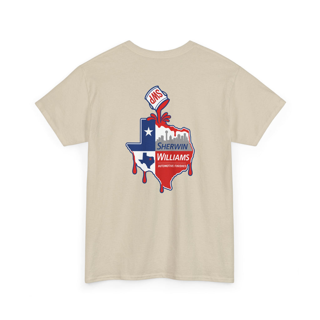SW Cover Texas Design - T-Shirt — Paint Inspired Front & Back Design - 100% Cotton Tee