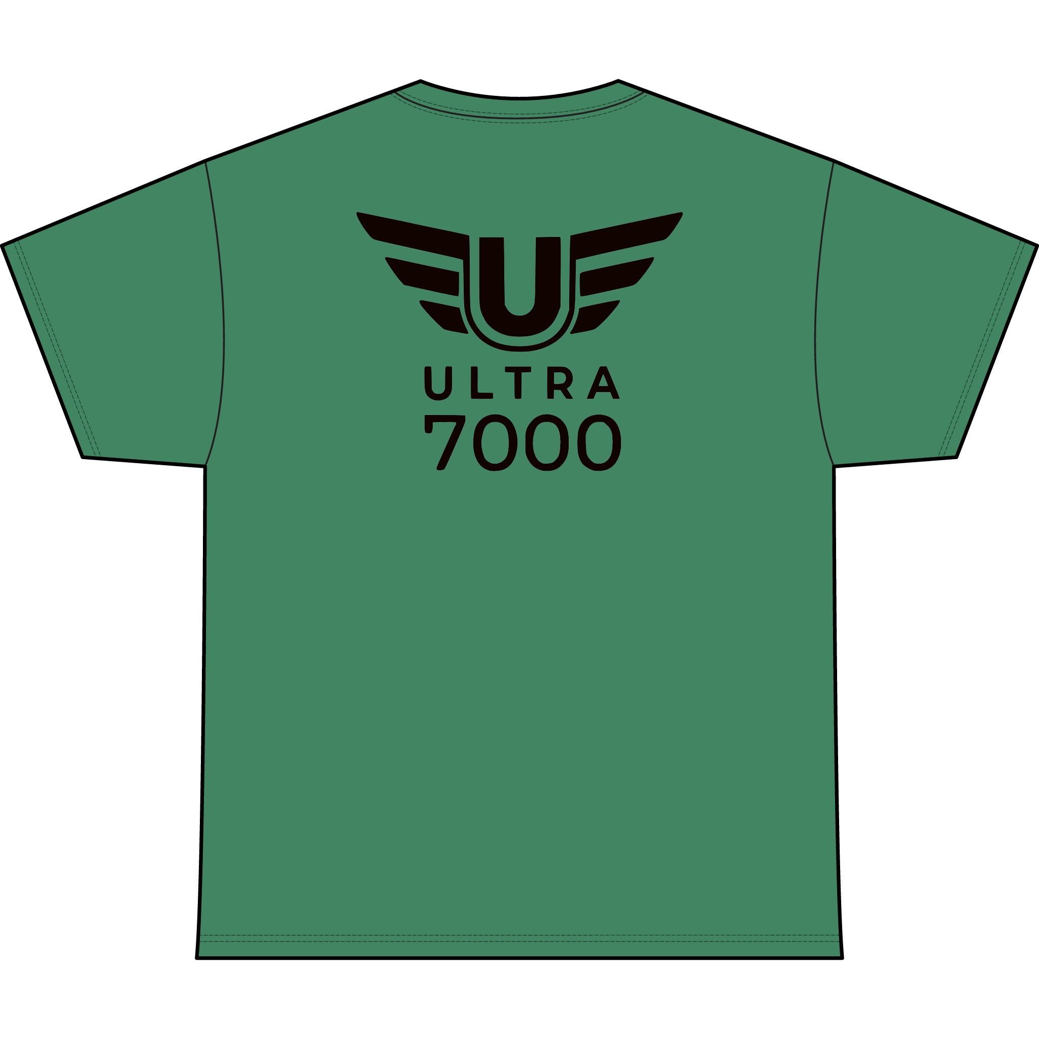 SW_Ultra 7000 Logo Performance Tee — Front & Back Design - Black Font