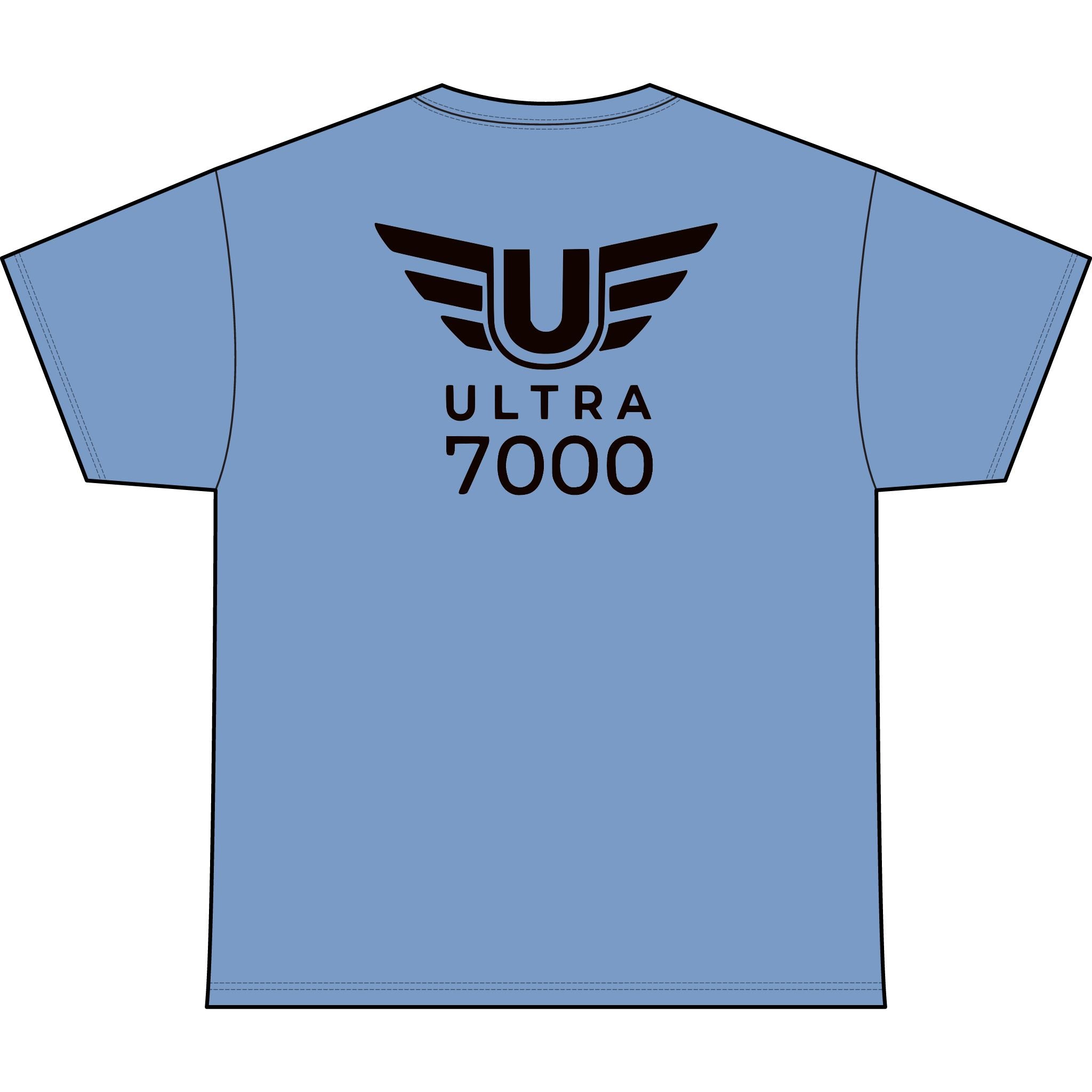 SW_Ultra 7000 Logo Performance Tee — Front & Back Design - Black Font