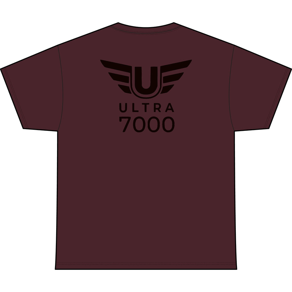 SW_Ultra 7000 Logo Performance Tee — Front & Back Design - Black Font