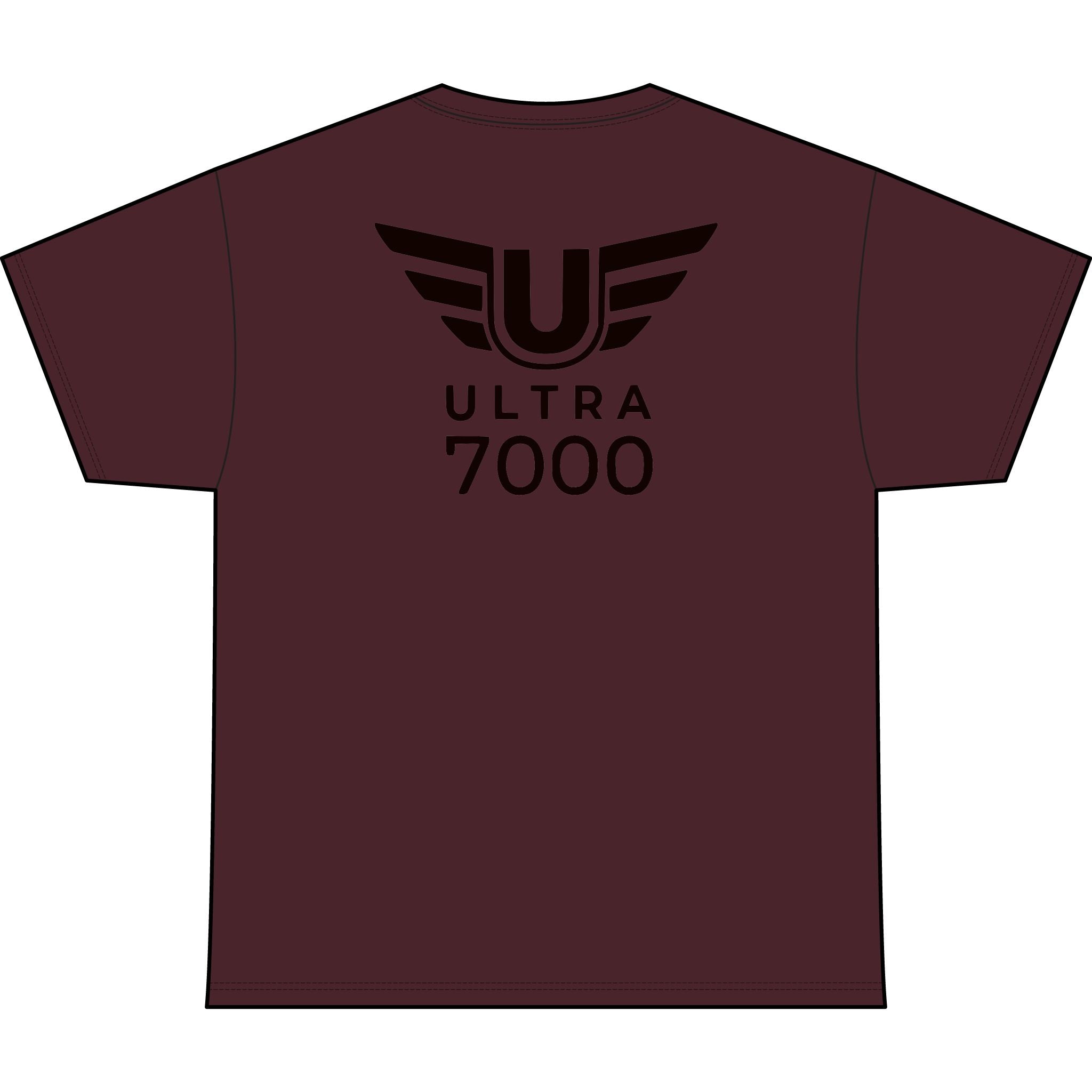 SW_Ultra 7000 Logo Performance Tee — Front & Back Design - Black Font