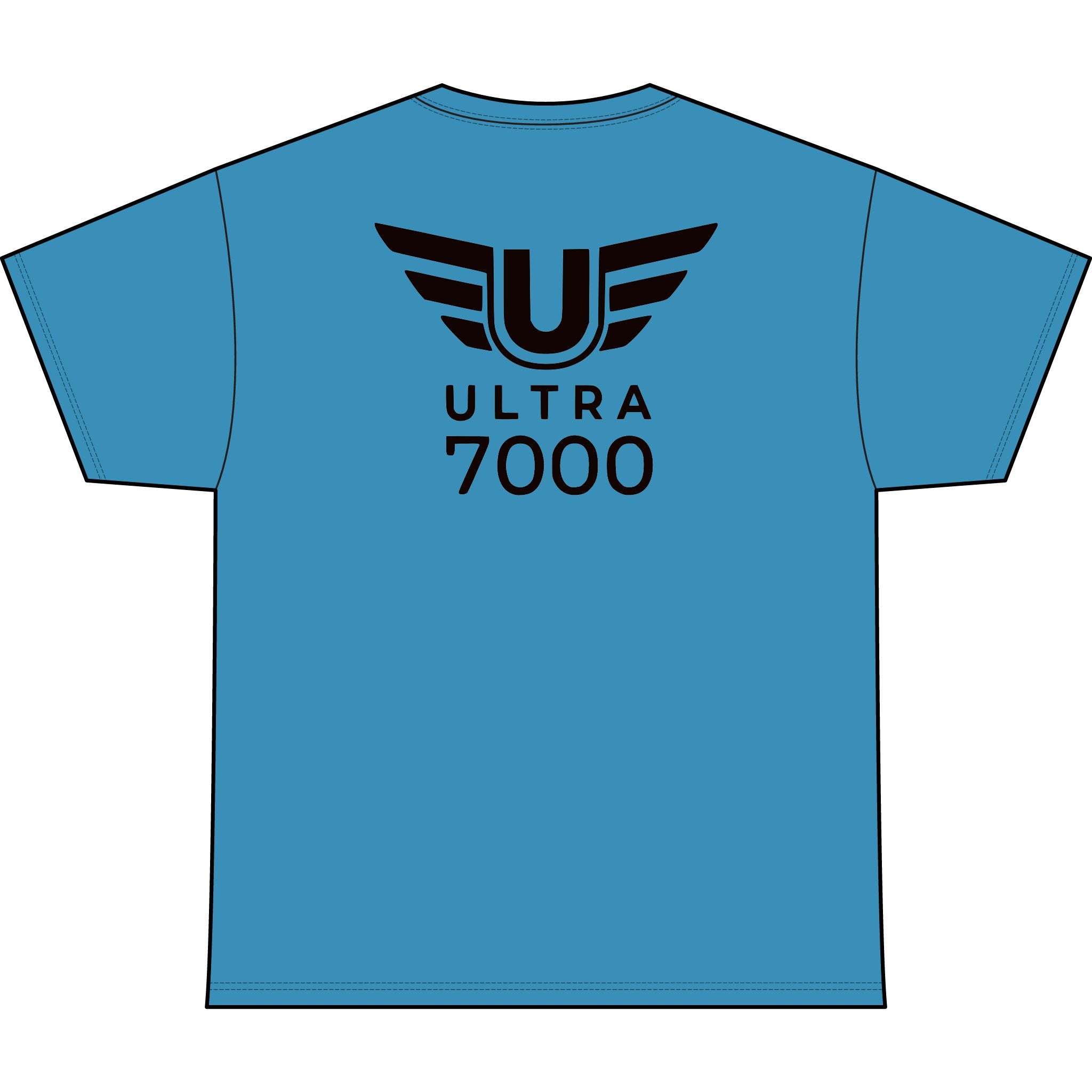 SW_Ultra 7000 Logo Performance Tee — Front & Back Design - Black Font