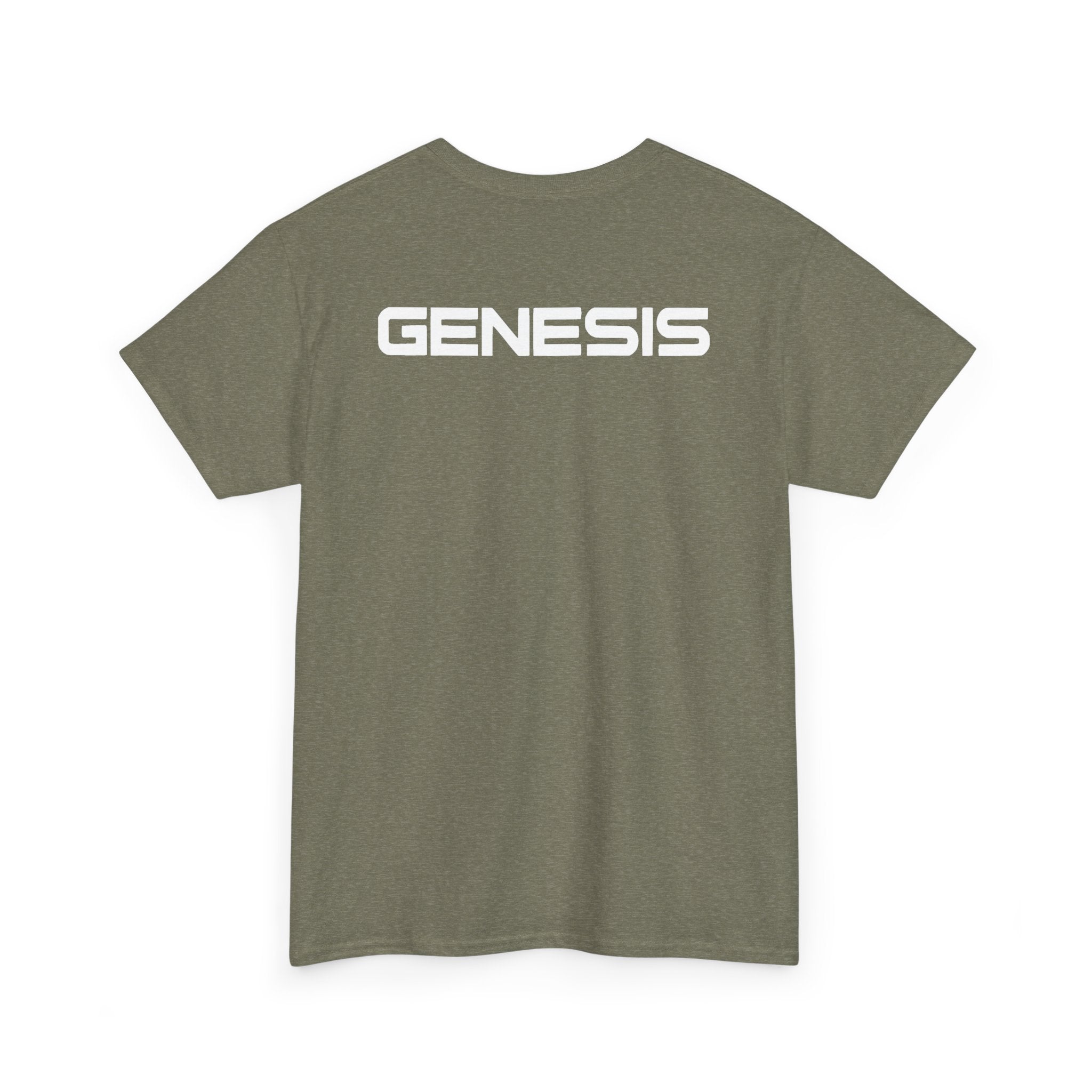 SW_Genesis Logo Tee - Front and Back Print - White Font - 100% Cotton