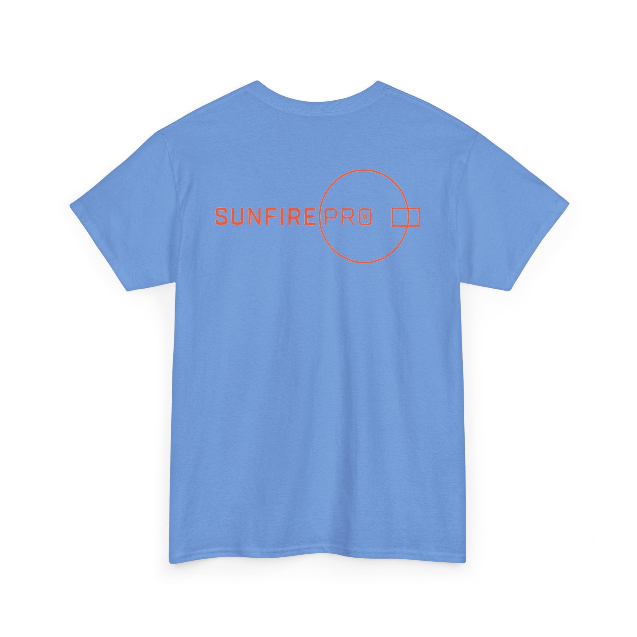 SW_SUNFIRE PRO Logo Tee - Front and Back Print Orange Font - 100% Cotton
