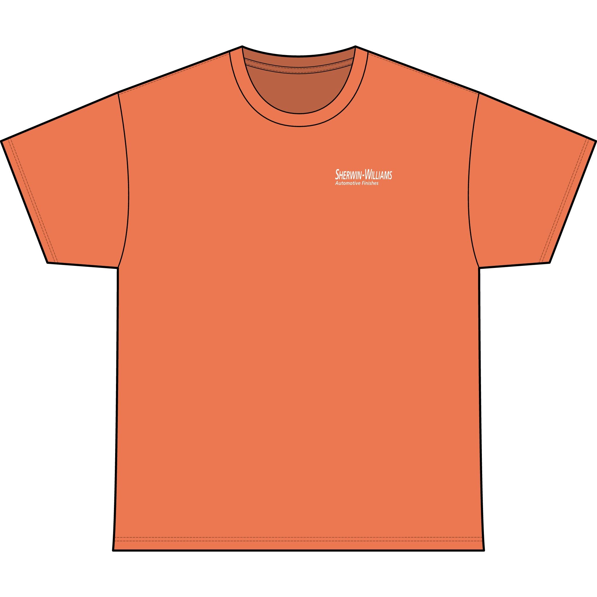 Sherwin Williams and VersaHyde Logo Performance Tee — Front & Back Design