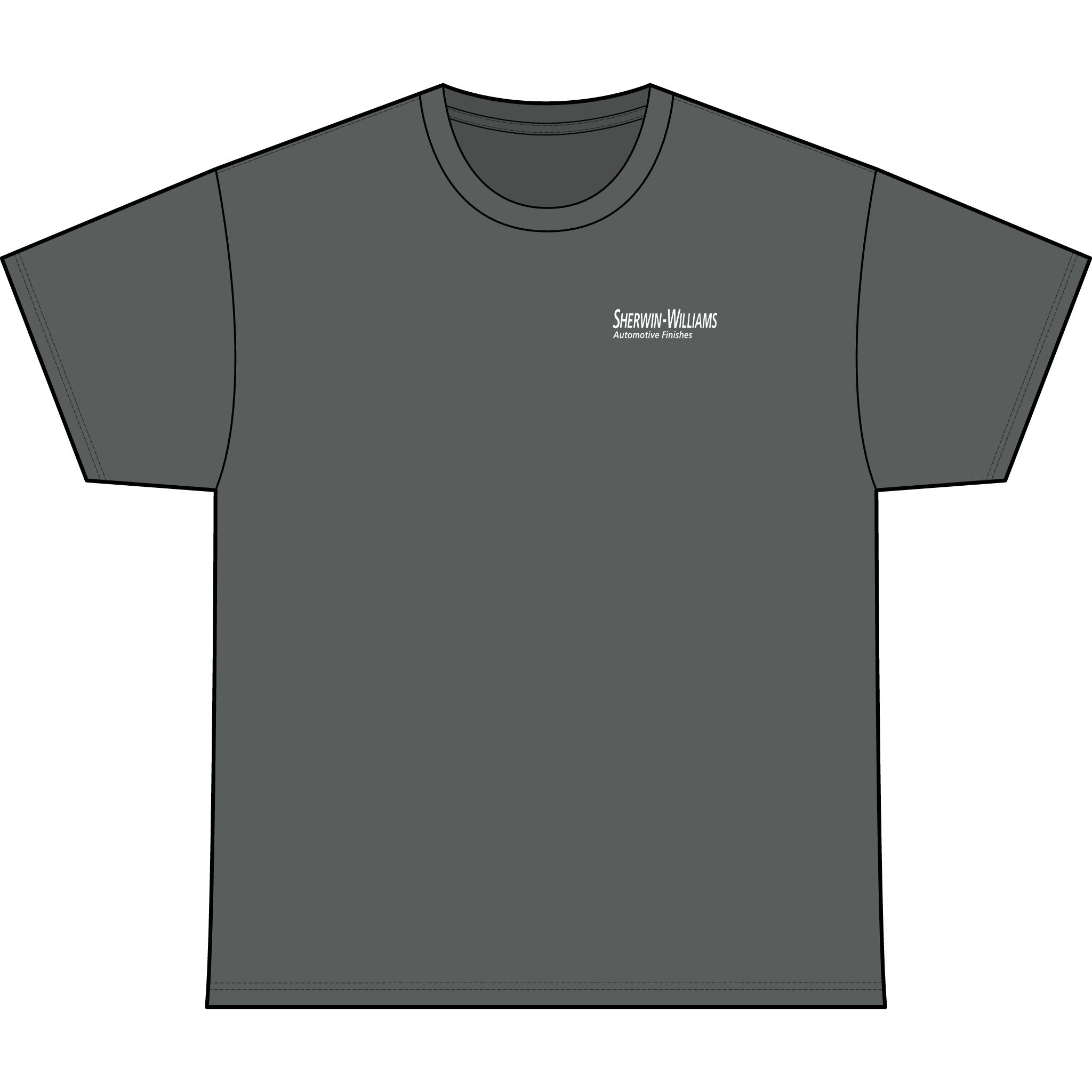 Sherwin Williams and VersaHyde Logo Performance Tee — Front & Back Design